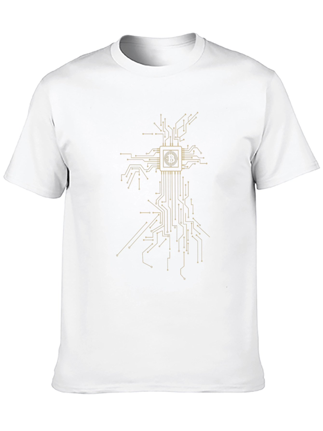 Bitcoin Circuit Board Black T-Shirt