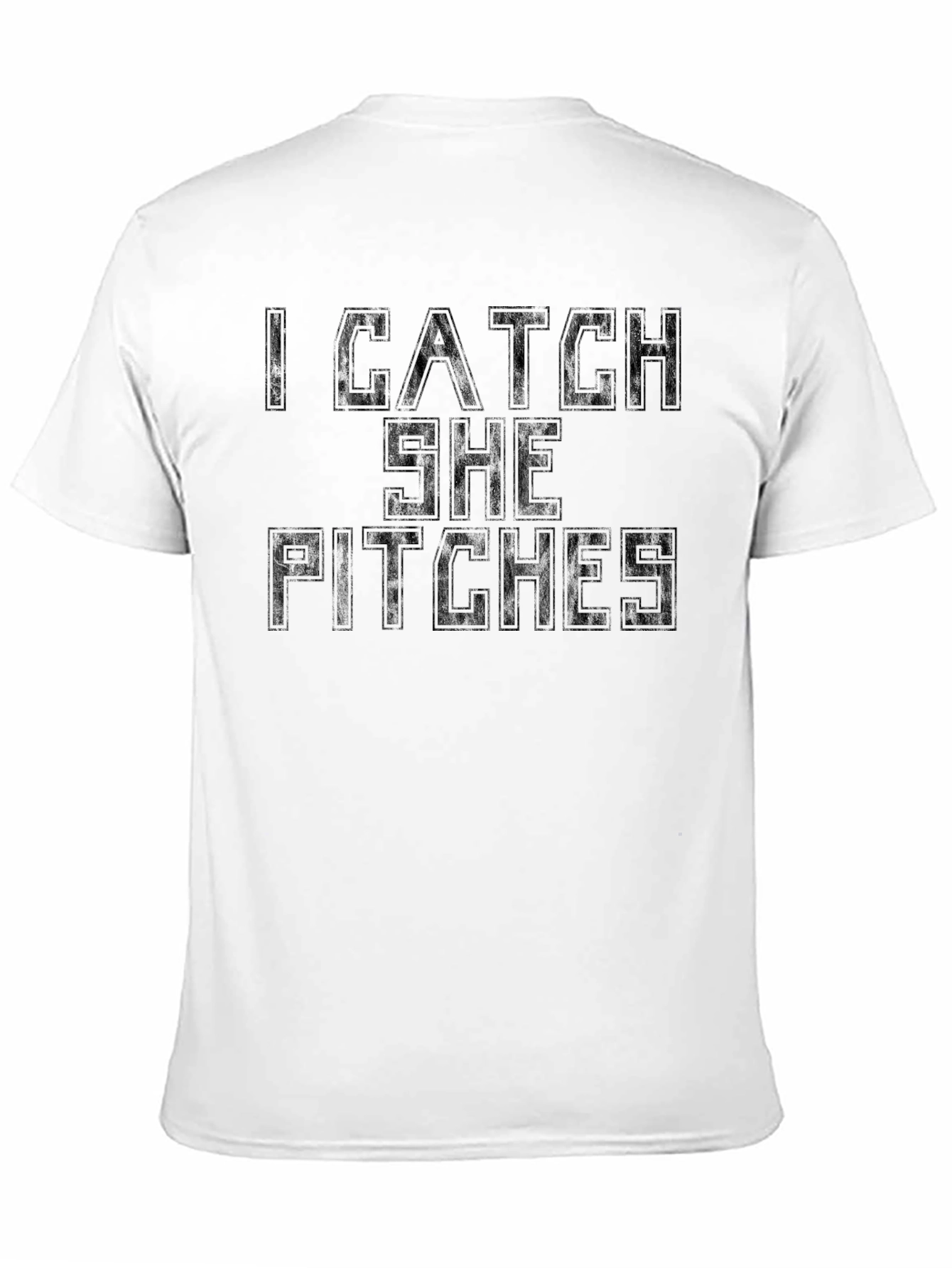 I Catch She Pitches Graphic T-Shirt