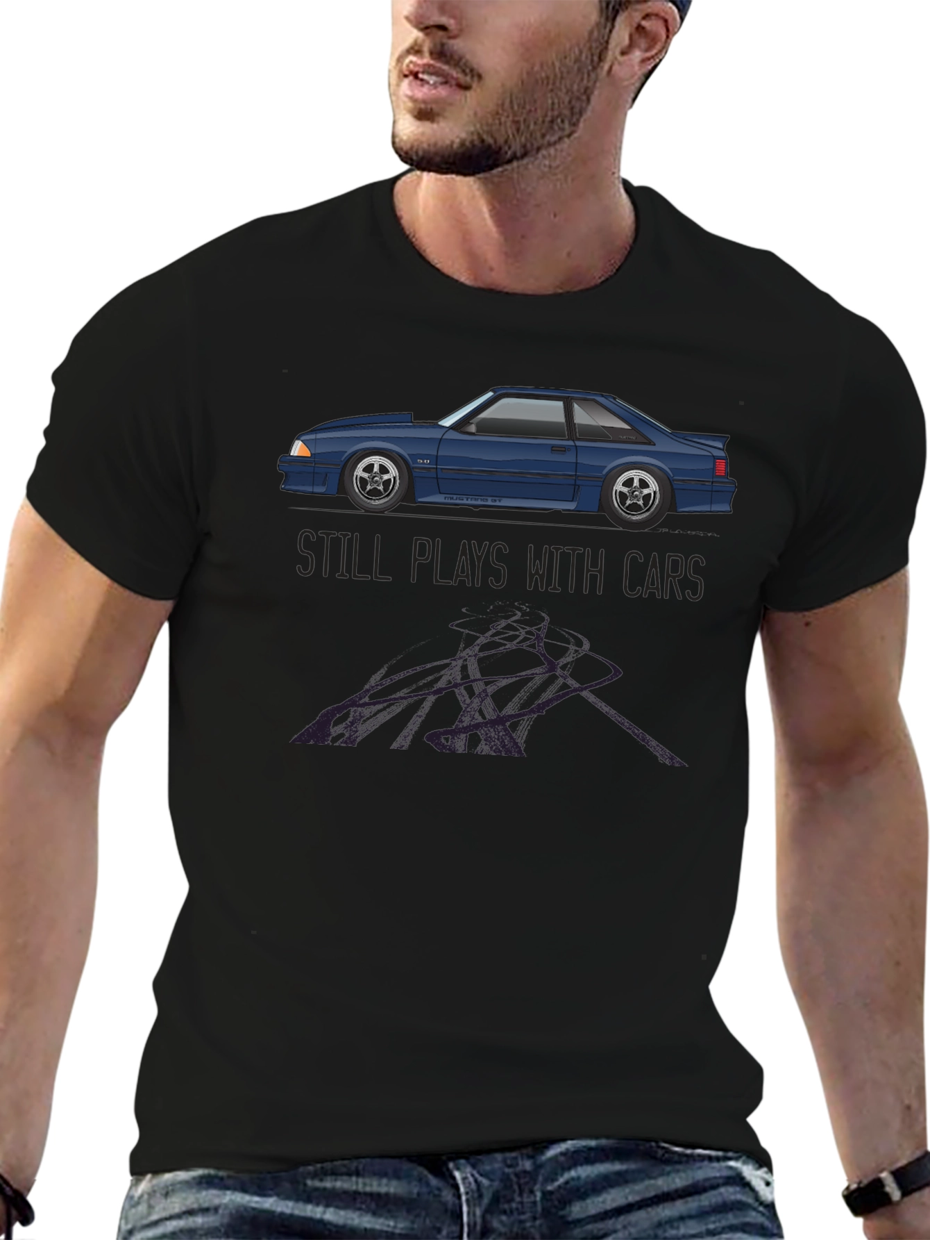 Still Plays With Cars T-Shirt