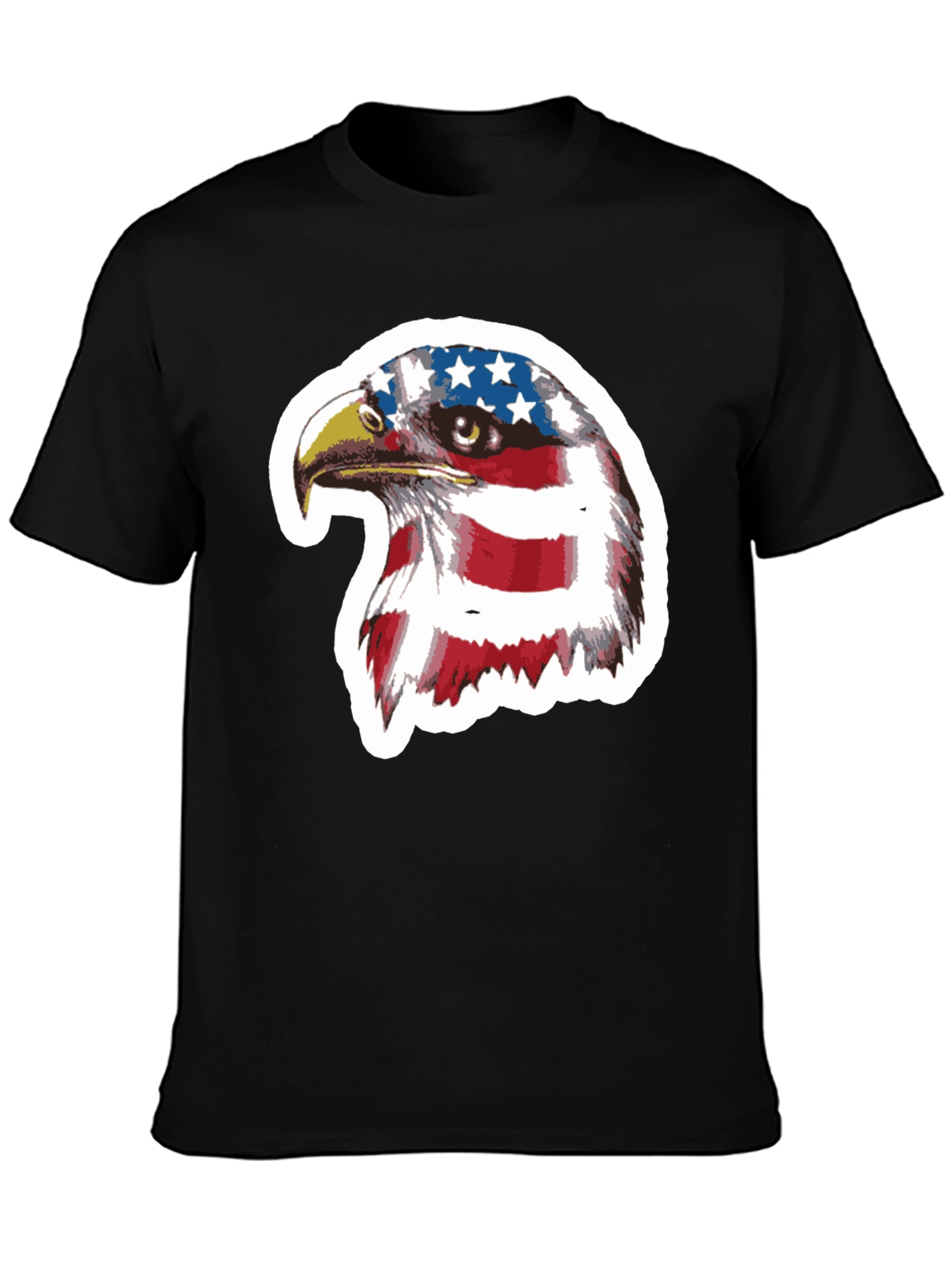 Patriotic Eagle Graphic Tee - USA Pride Shirt