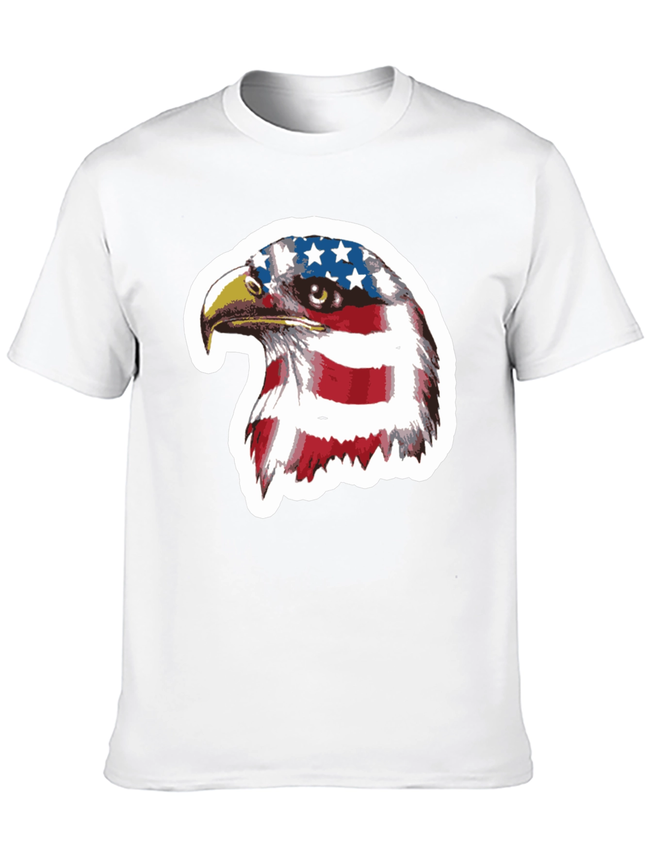 Patriotic Eagle Graphic Tee - USA Pride Shirt