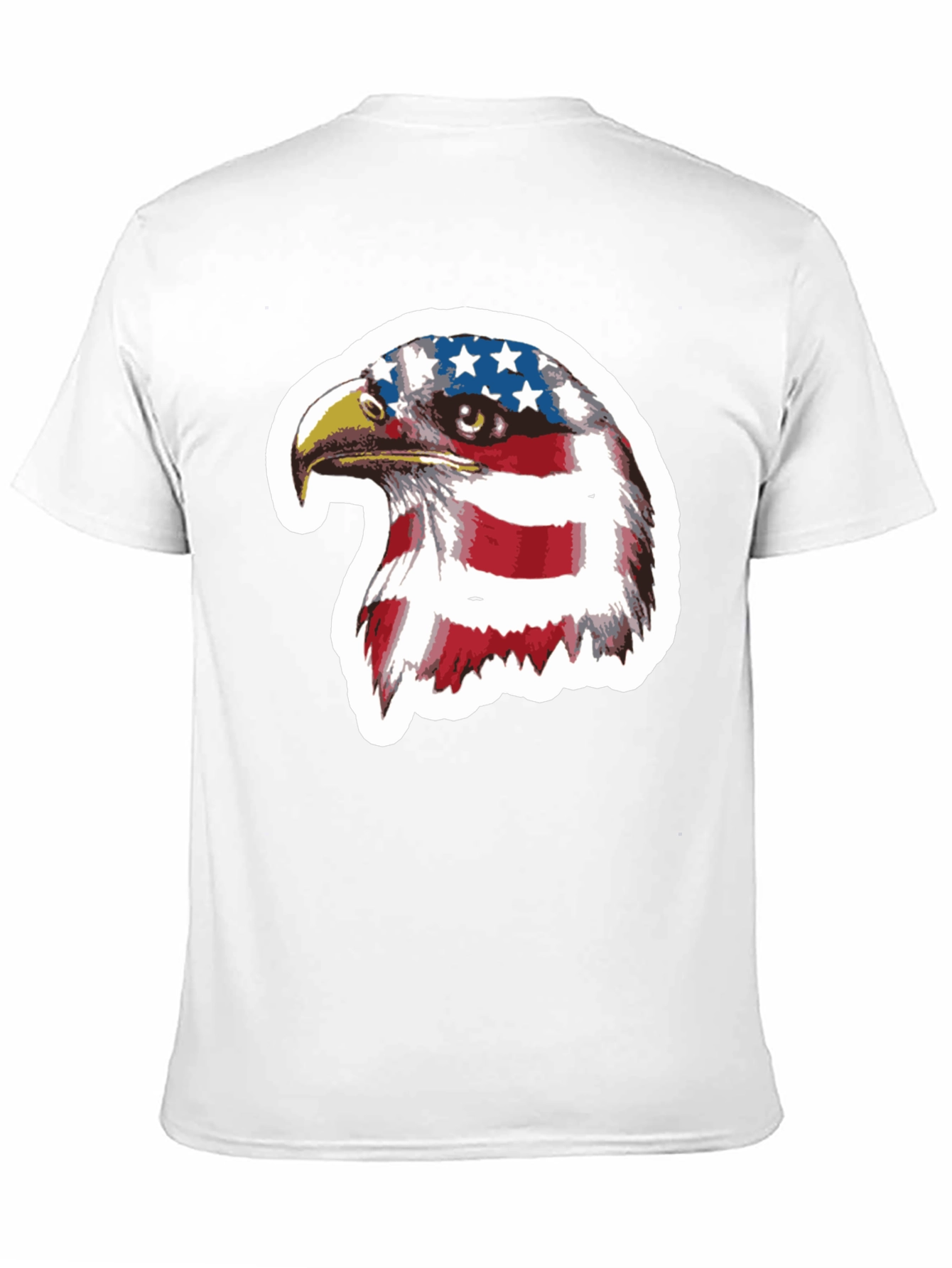 Patriotic Eagle Graphic Tee - USA Pride Shirt