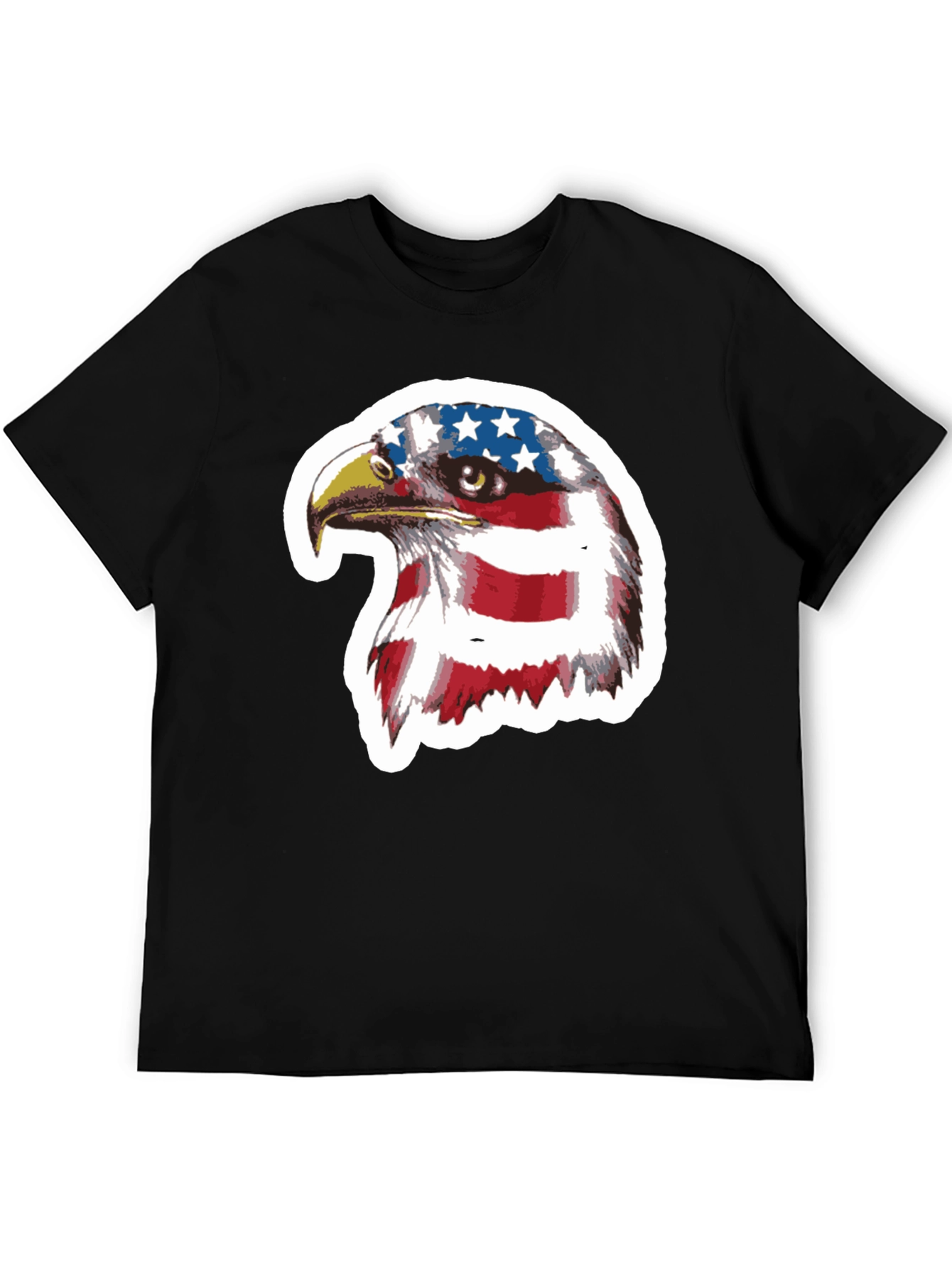 Patriotic Eagle Graphic Tee - USA Pride Shirt
