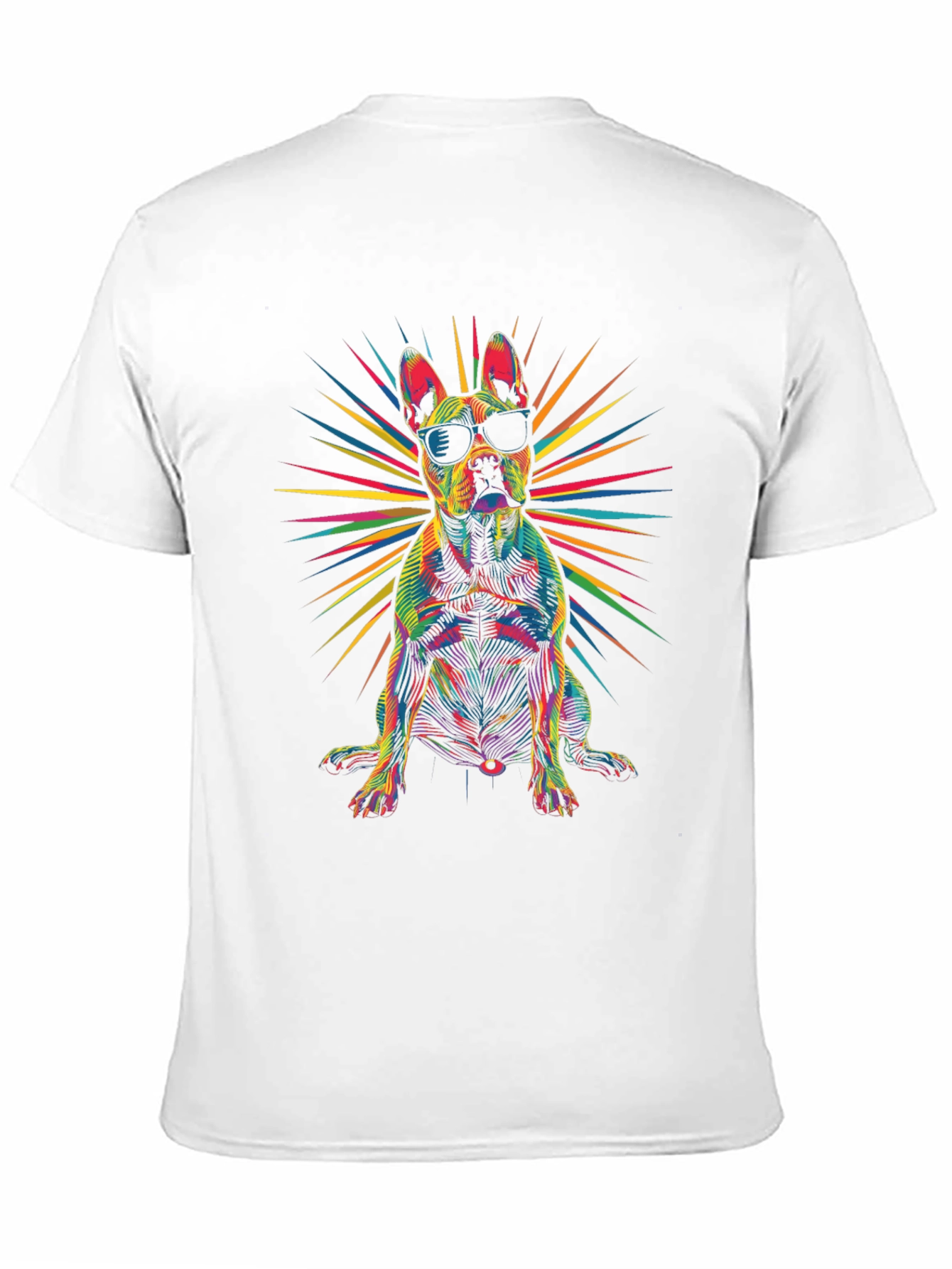 Cool Dog Graphic Tee - Mens Black T-Shirt