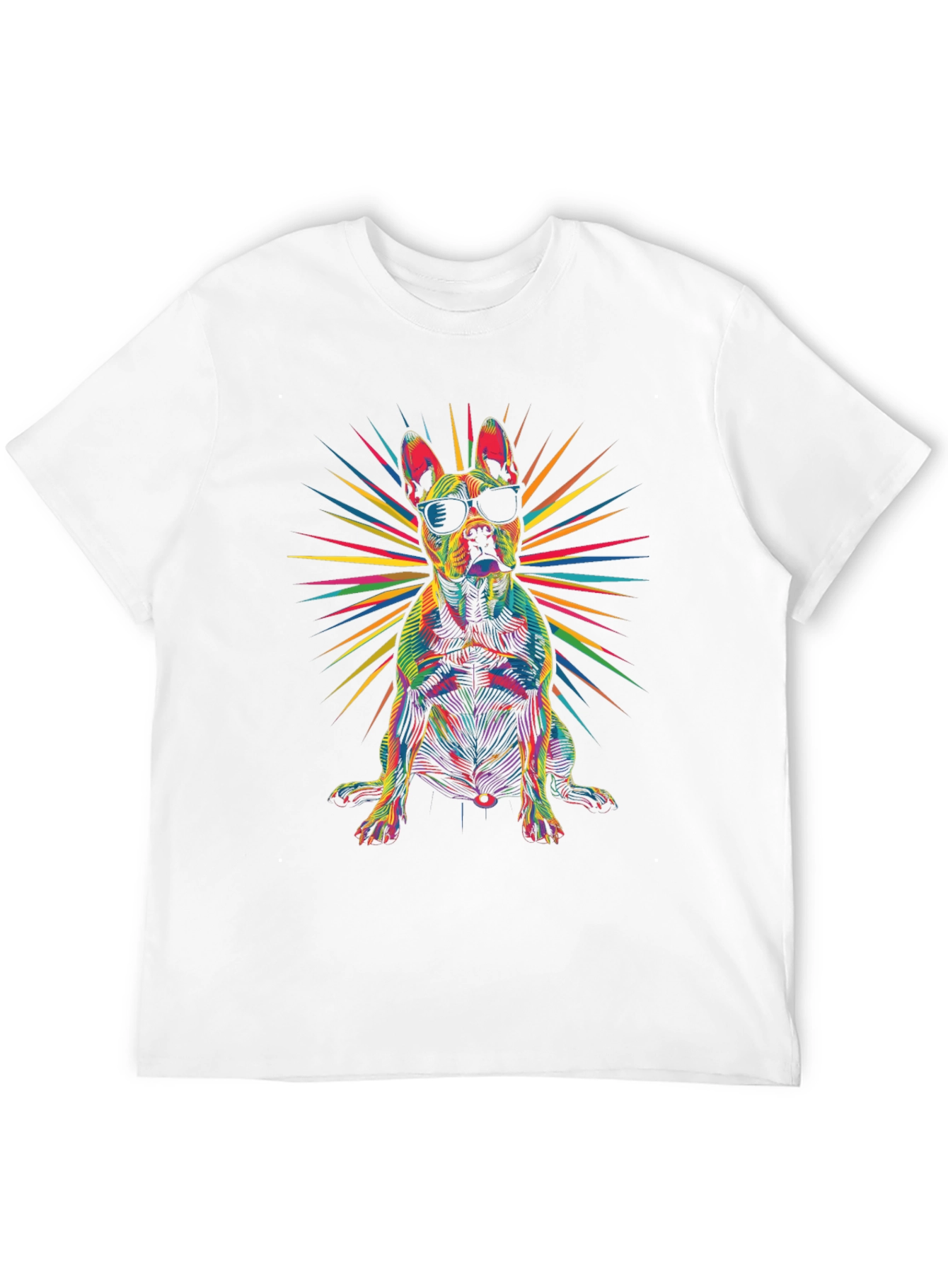Cool Dog Graphic Tee - Mens Black T-Shirt