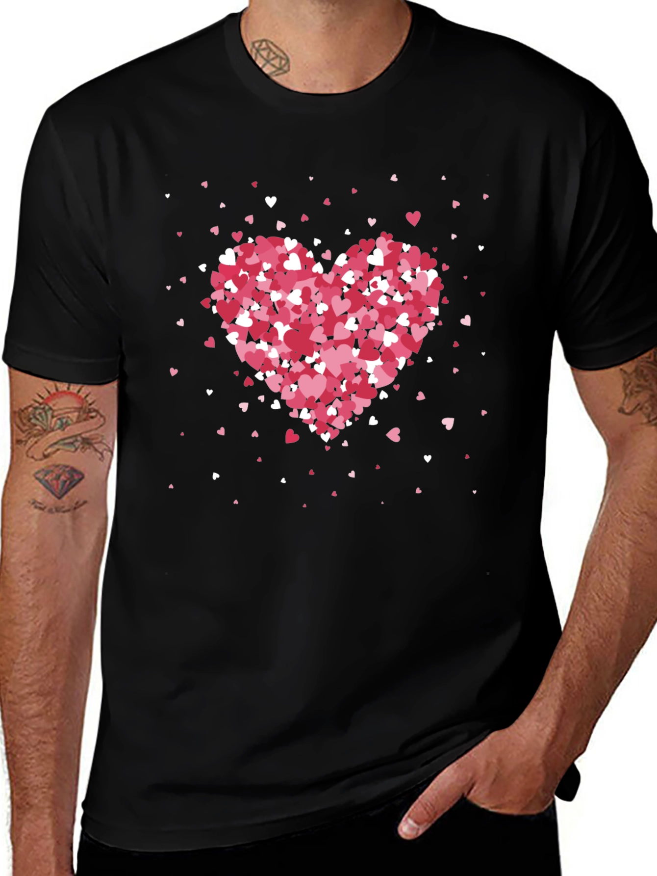 Heart Valentines Day T-Shirt - Love Design