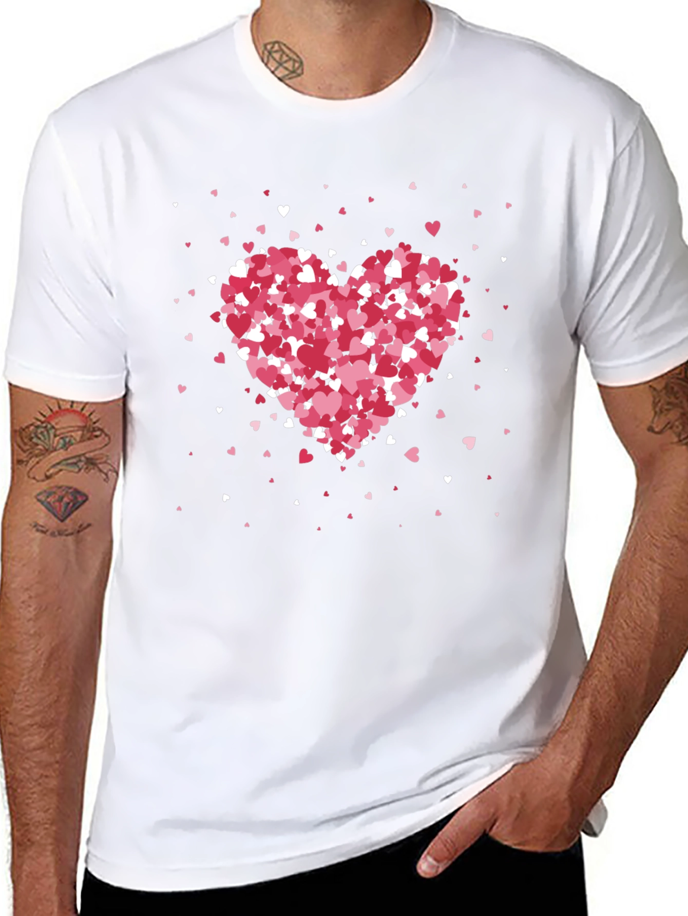 Heart Valentines Day T-Shirt - Love Design