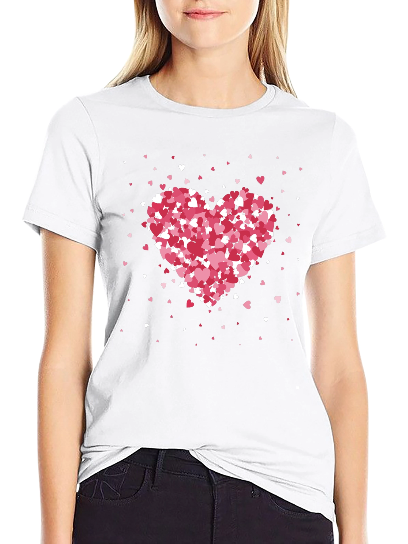 Heart Valentines Day T-Shirt - Love Design