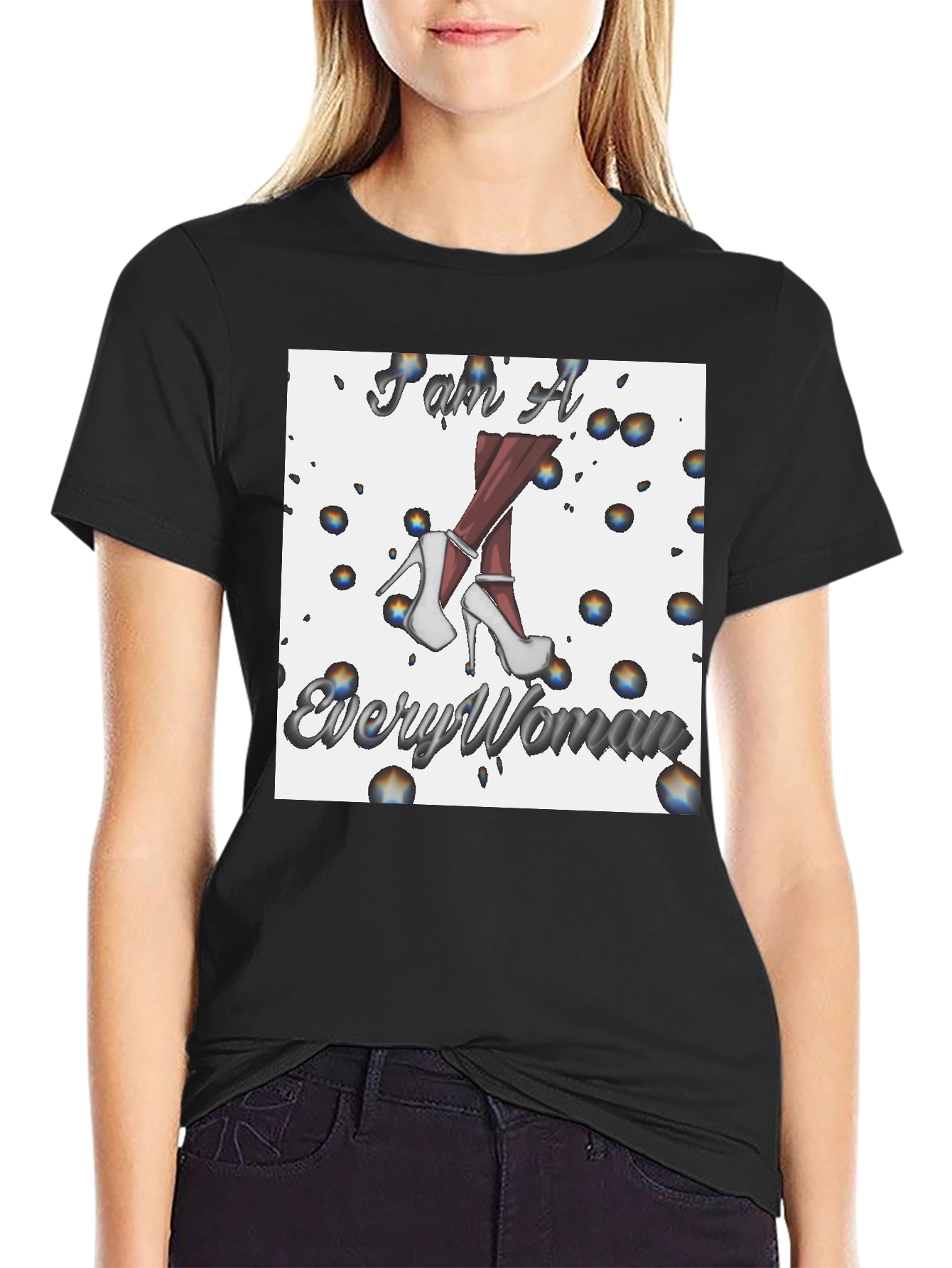 EveryWoman Graphic Tee - Black