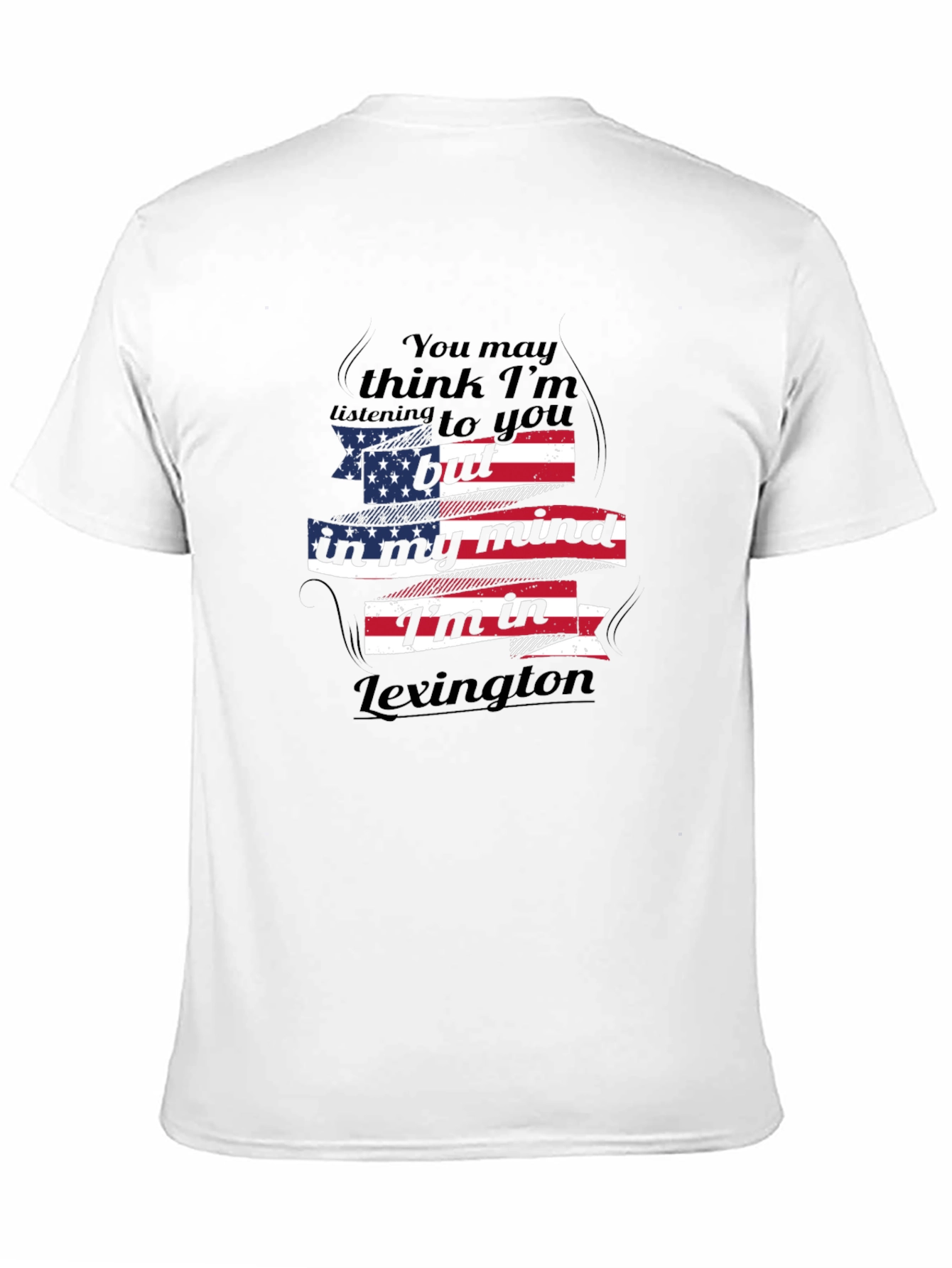 Lexington Mind USA Flag Graphic Tee