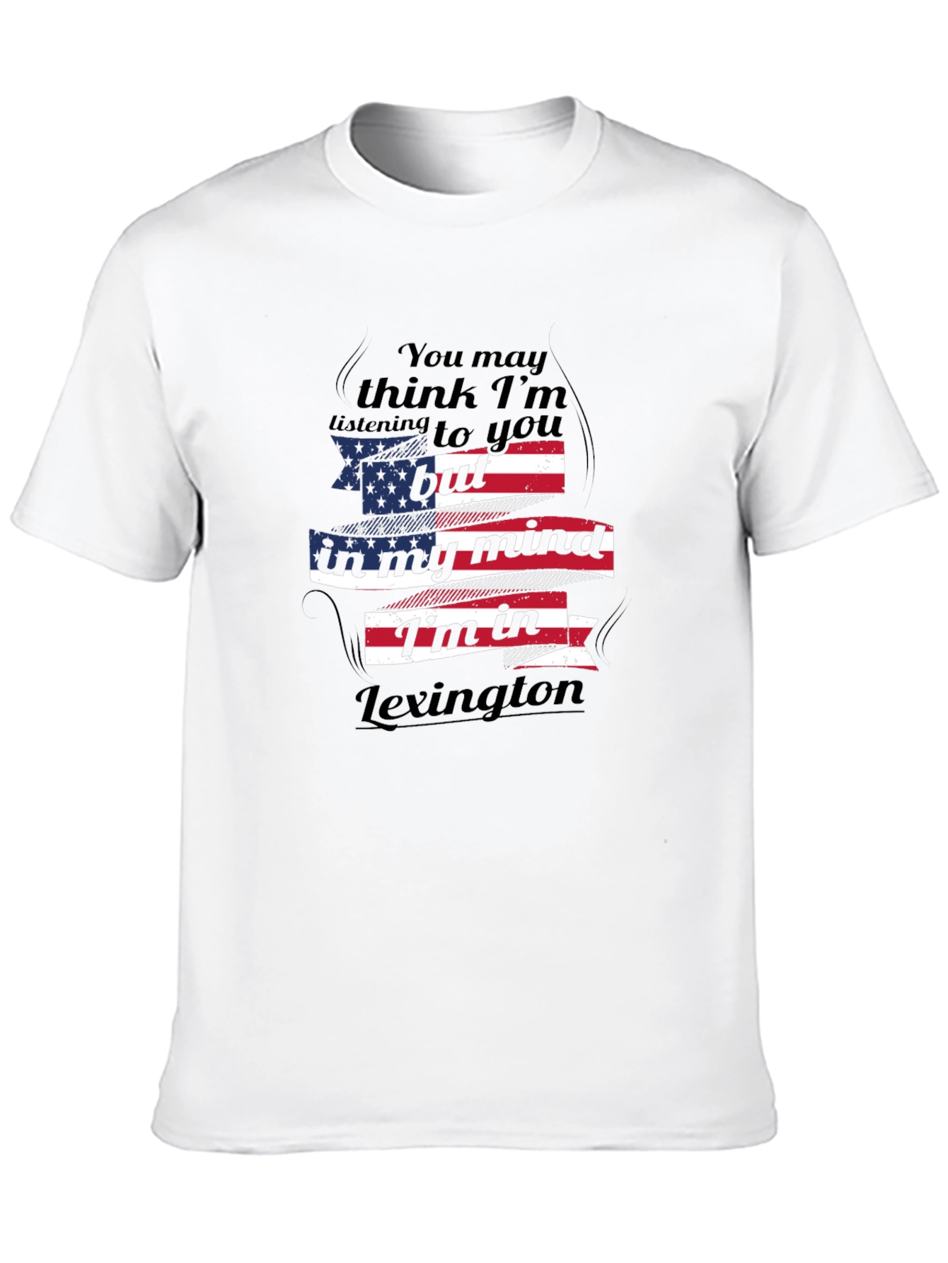 Lexington Mind USA Flag Graphic Tee