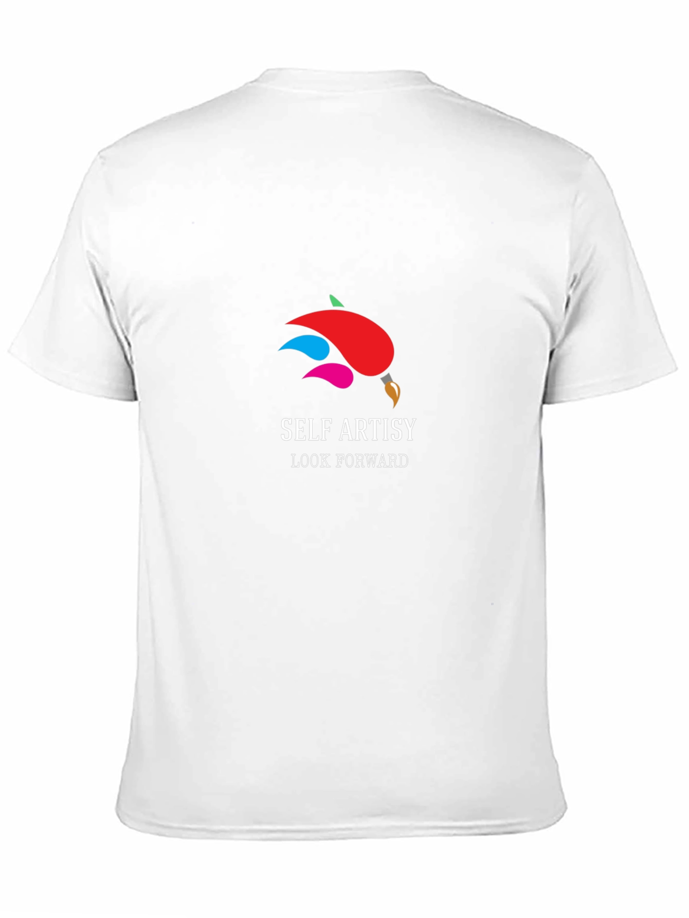 Self Artsy Black T-Shirt