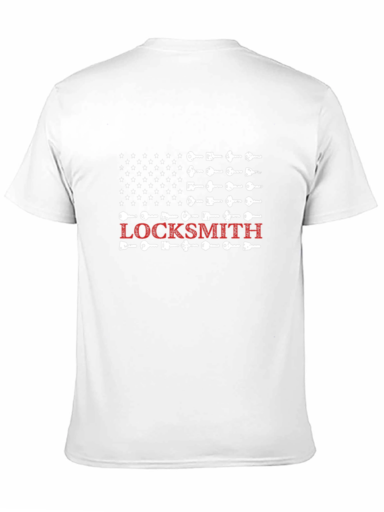 Locksmith Flag T-Shirt - Key Design