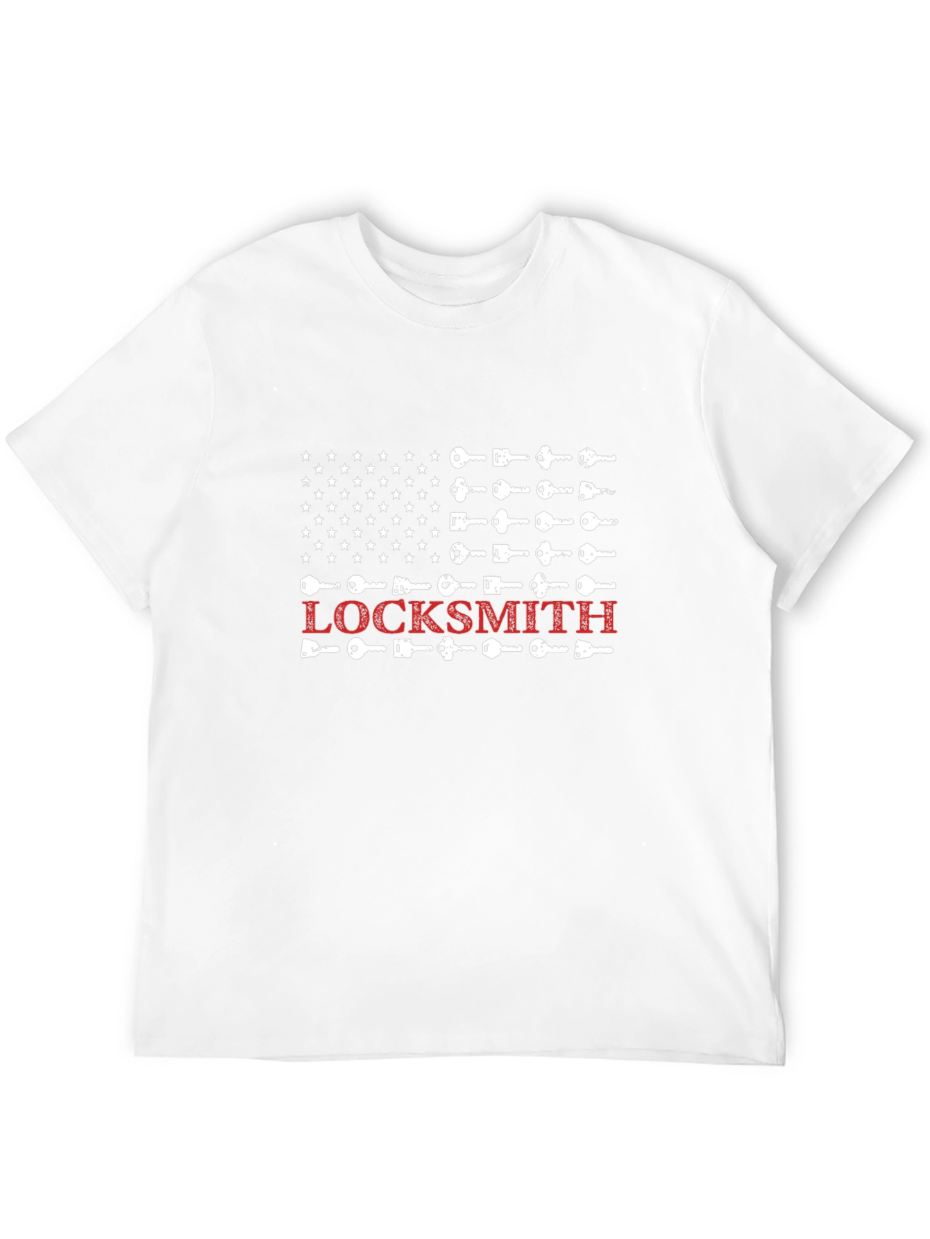 Locksmith Flag T-Shirt - Key Design