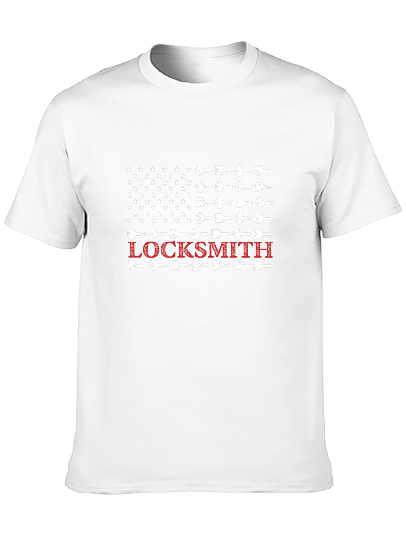 Locksmith Flag T-Shirt - Key Design