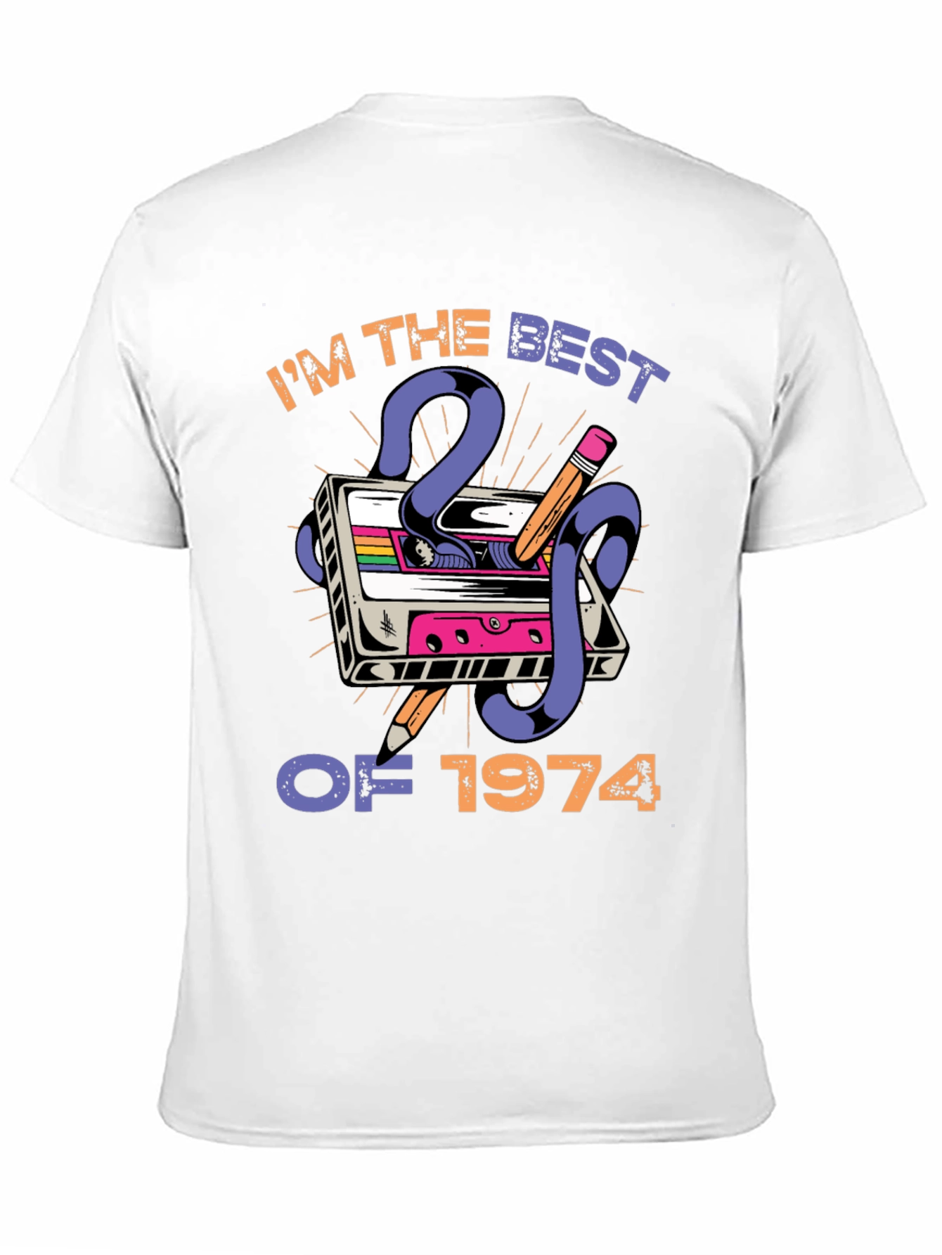 Best of 1974 Cassette Tape Graphic Tee