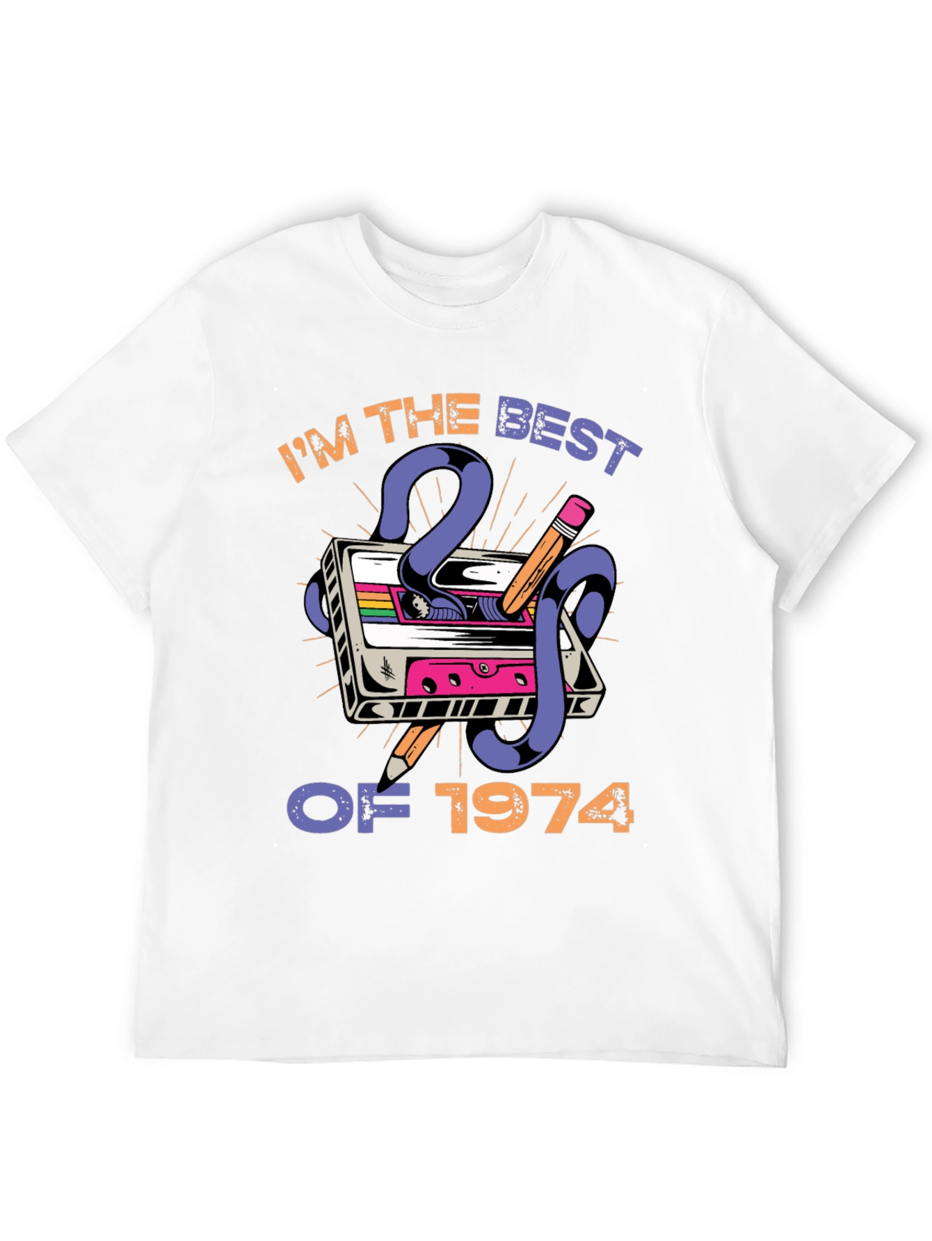 Best of 1974 Cassette Tape Graphic Tee