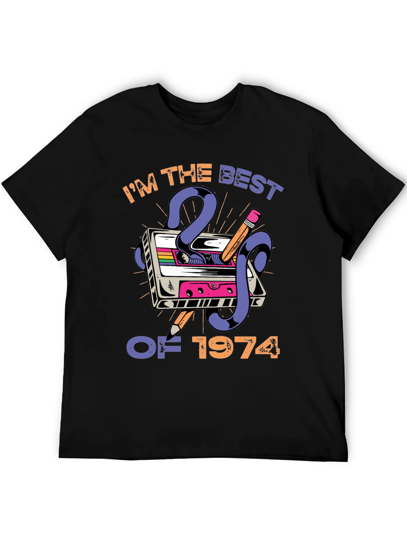 Best of 1974 Cassette Tape Graphic Tee