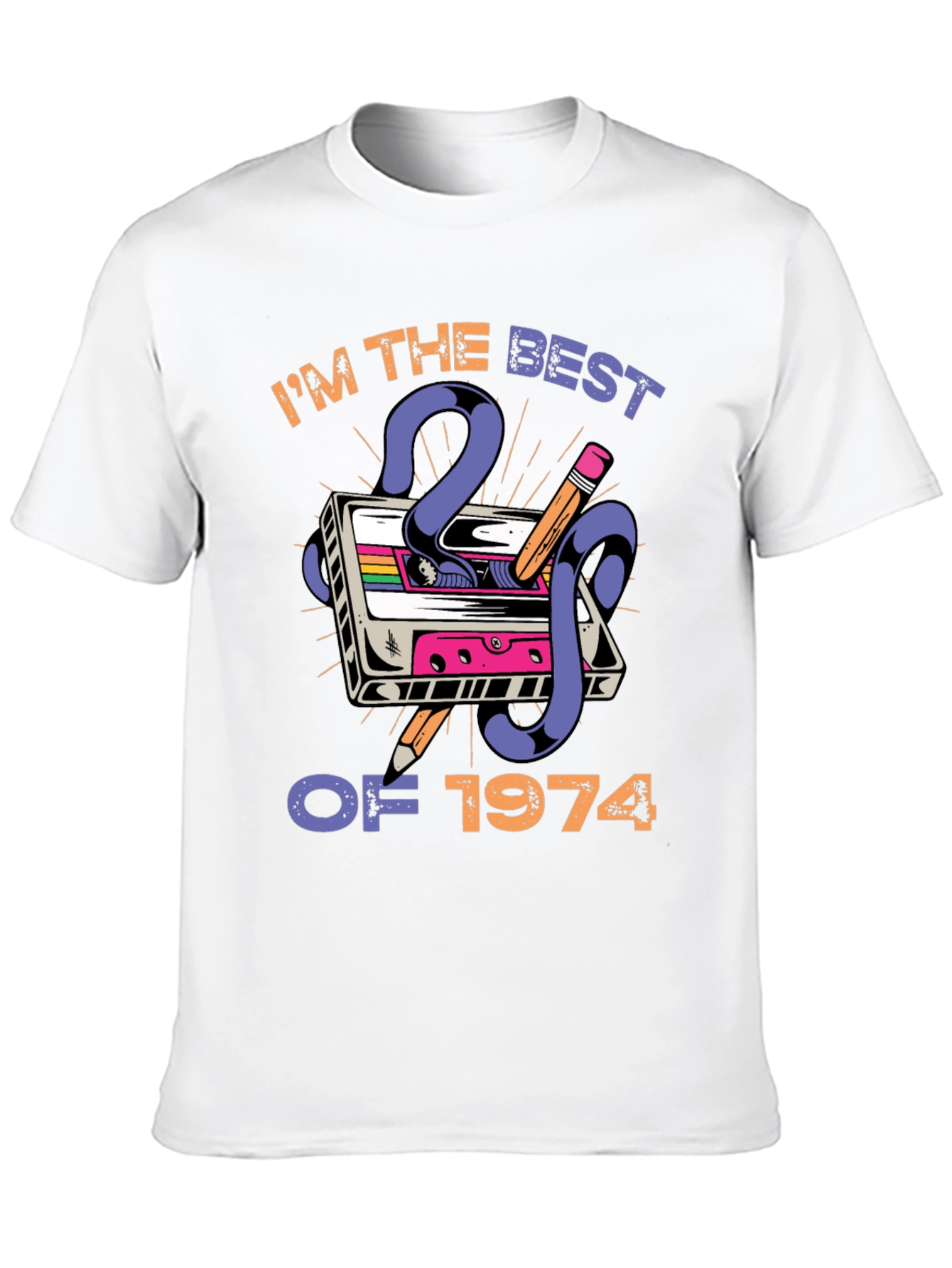 Best of 1974 Cassette Tape Graphic Tee