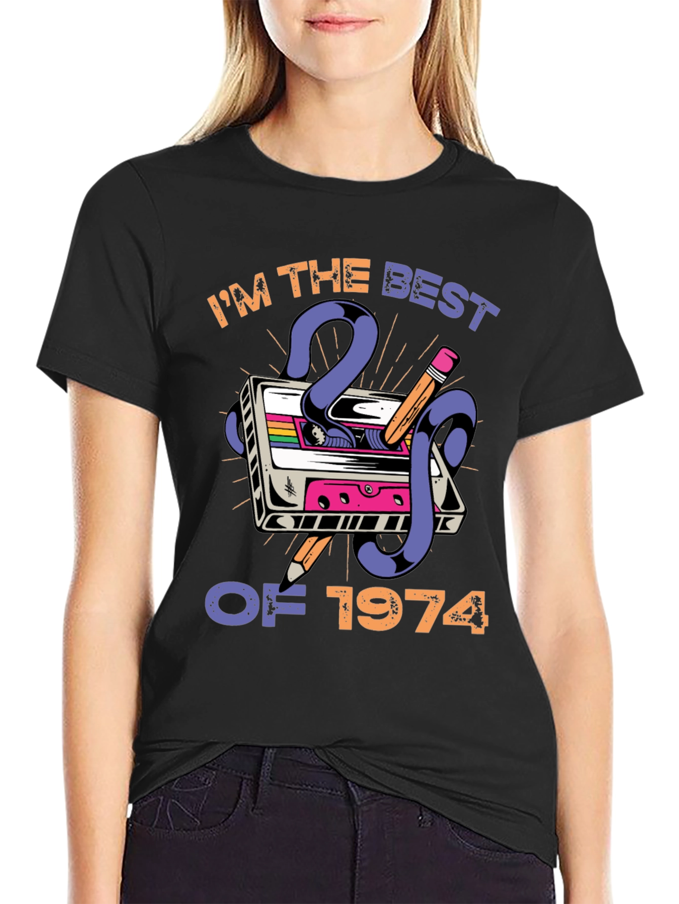 Best of 1974 Cassette Tape Graphic Tee