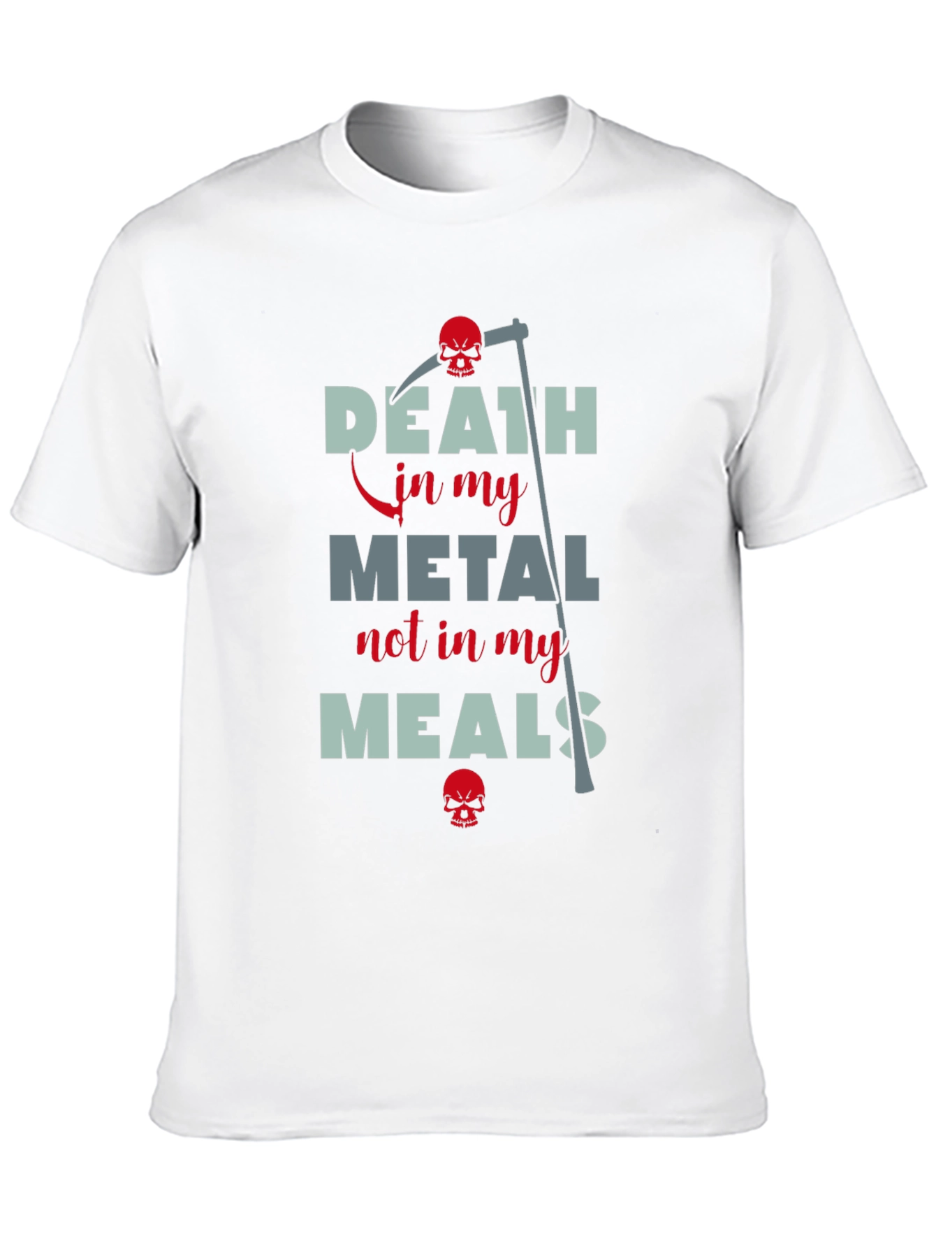 Death Metal T-Shirt - Grim Reaper Graphic Tee