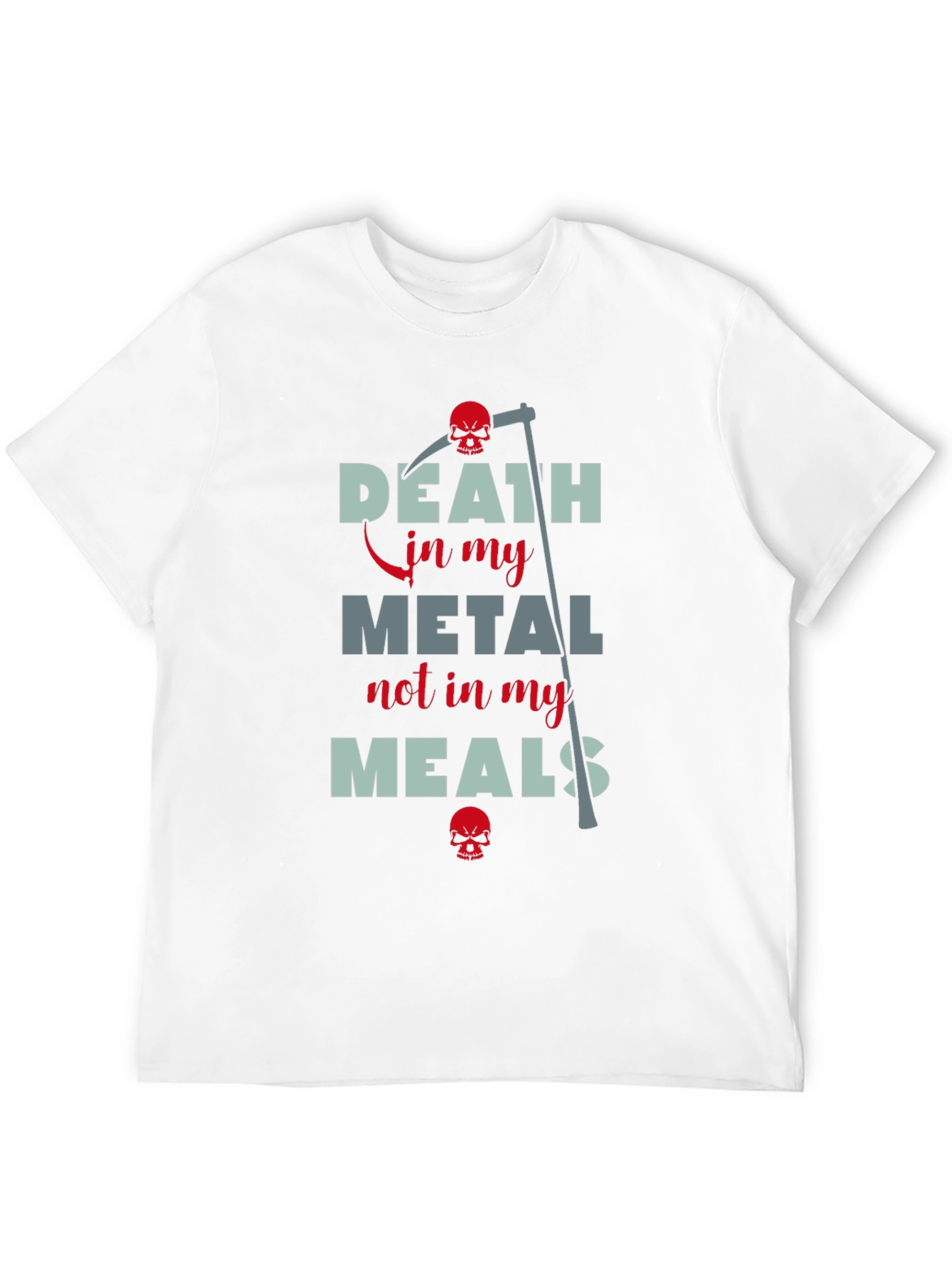 Death Metal T-Shirt - Grim Reaper Graphic Tee