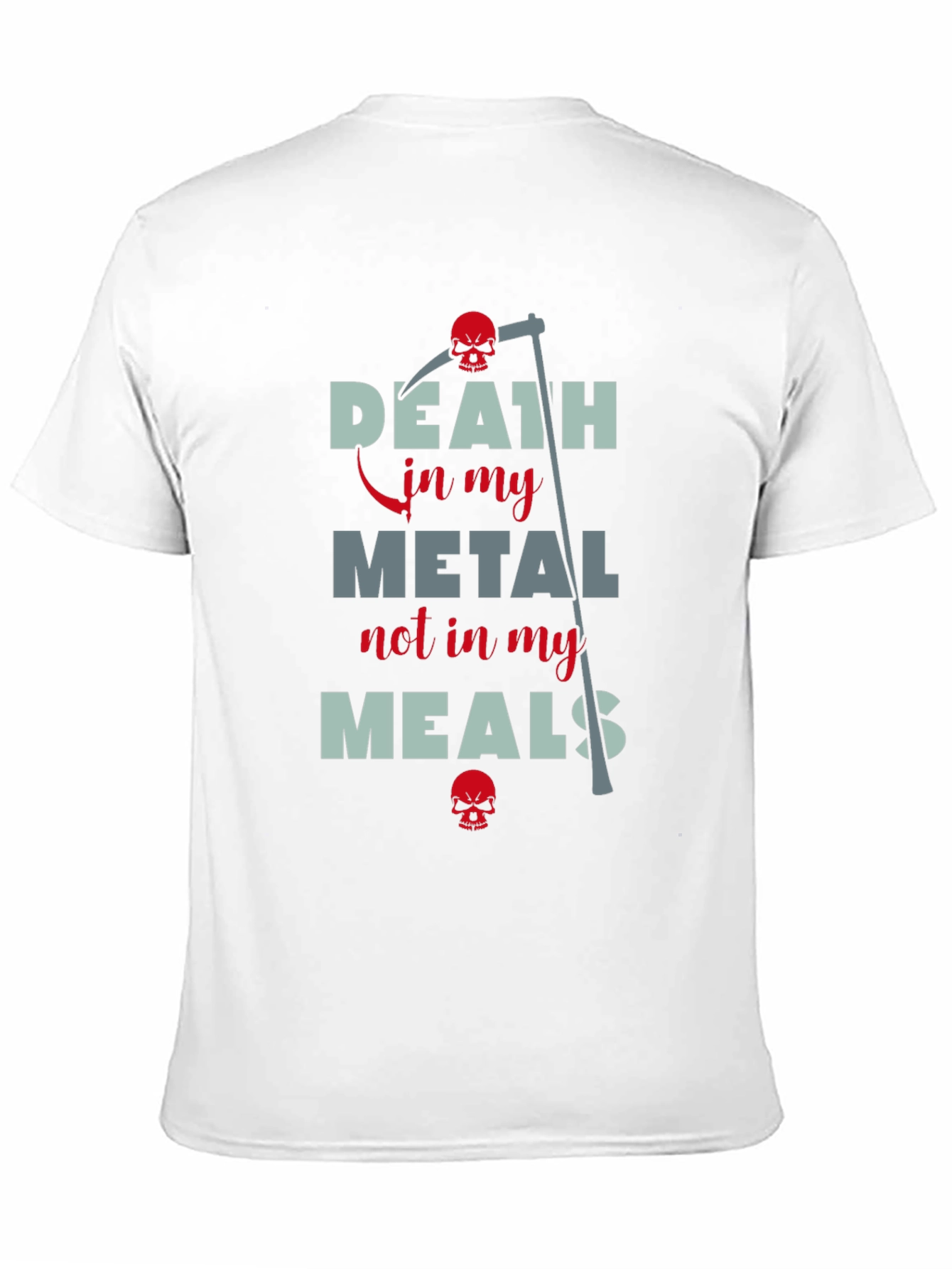 Death Metal T-Shirt - Grim Reaper Graphic Tee