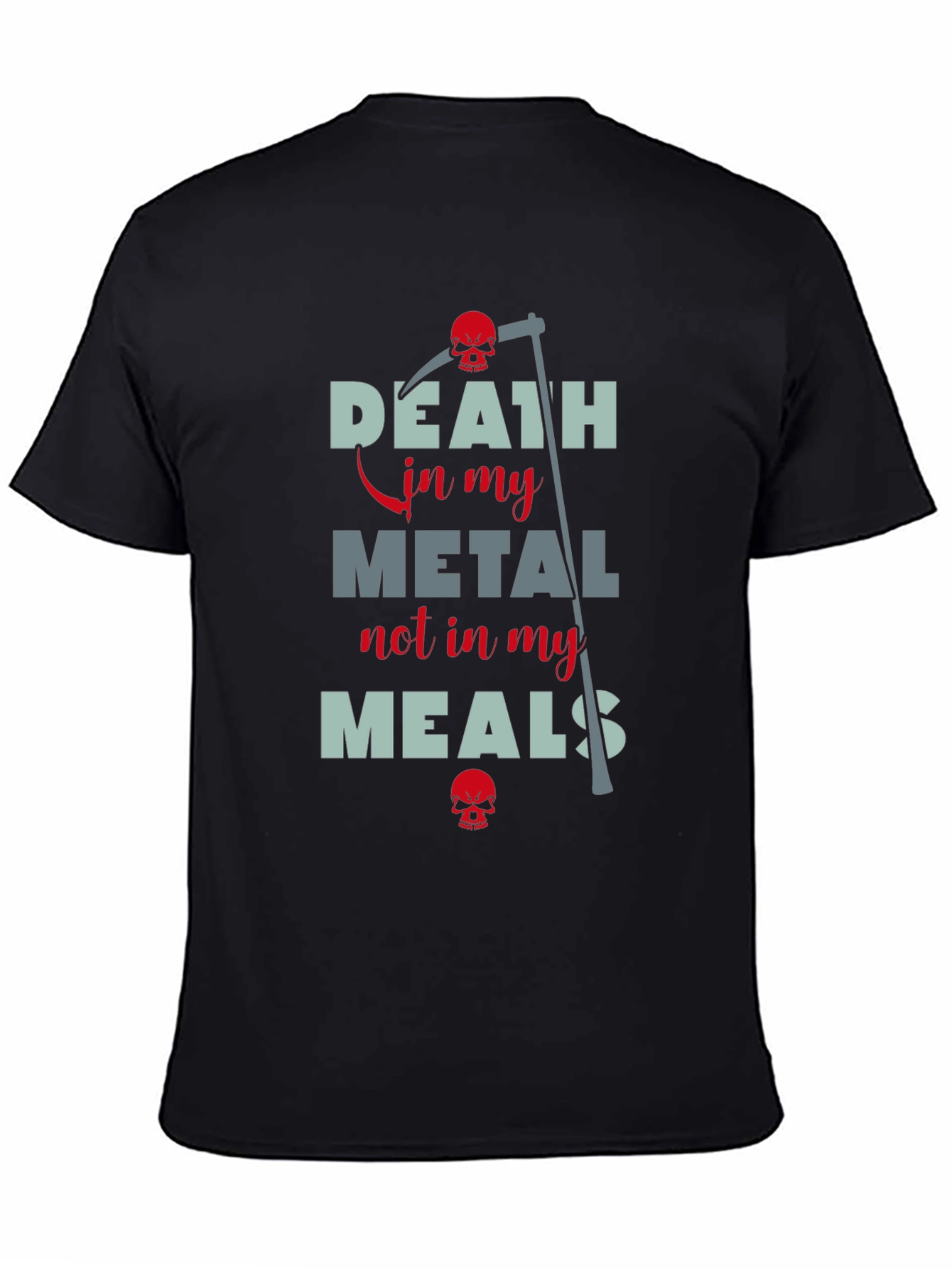 Death Metal T-Shirt - Grim Reaper Graphic Tee