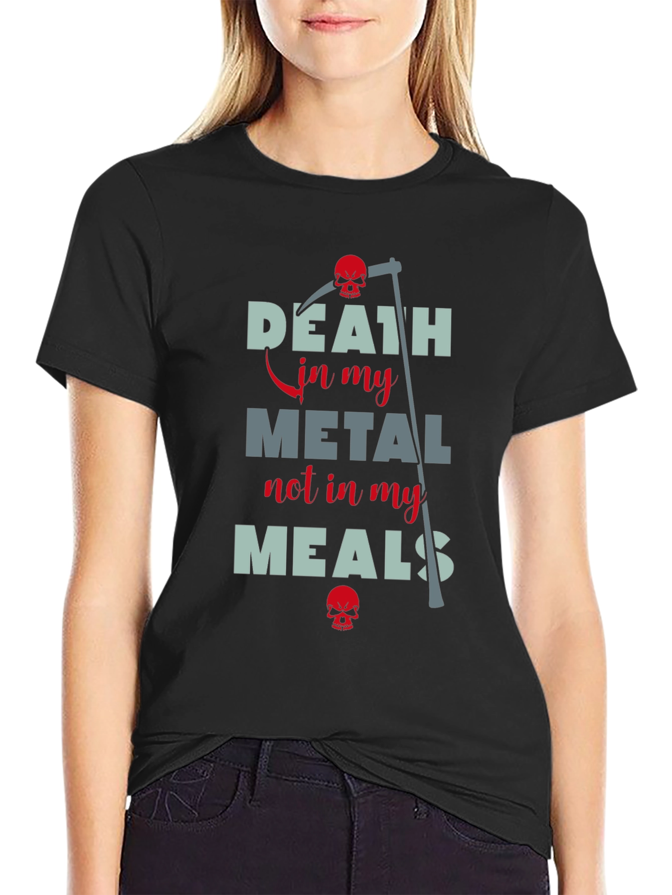 Death Metal T-Shirt - Grim Reaper Graphic Tee