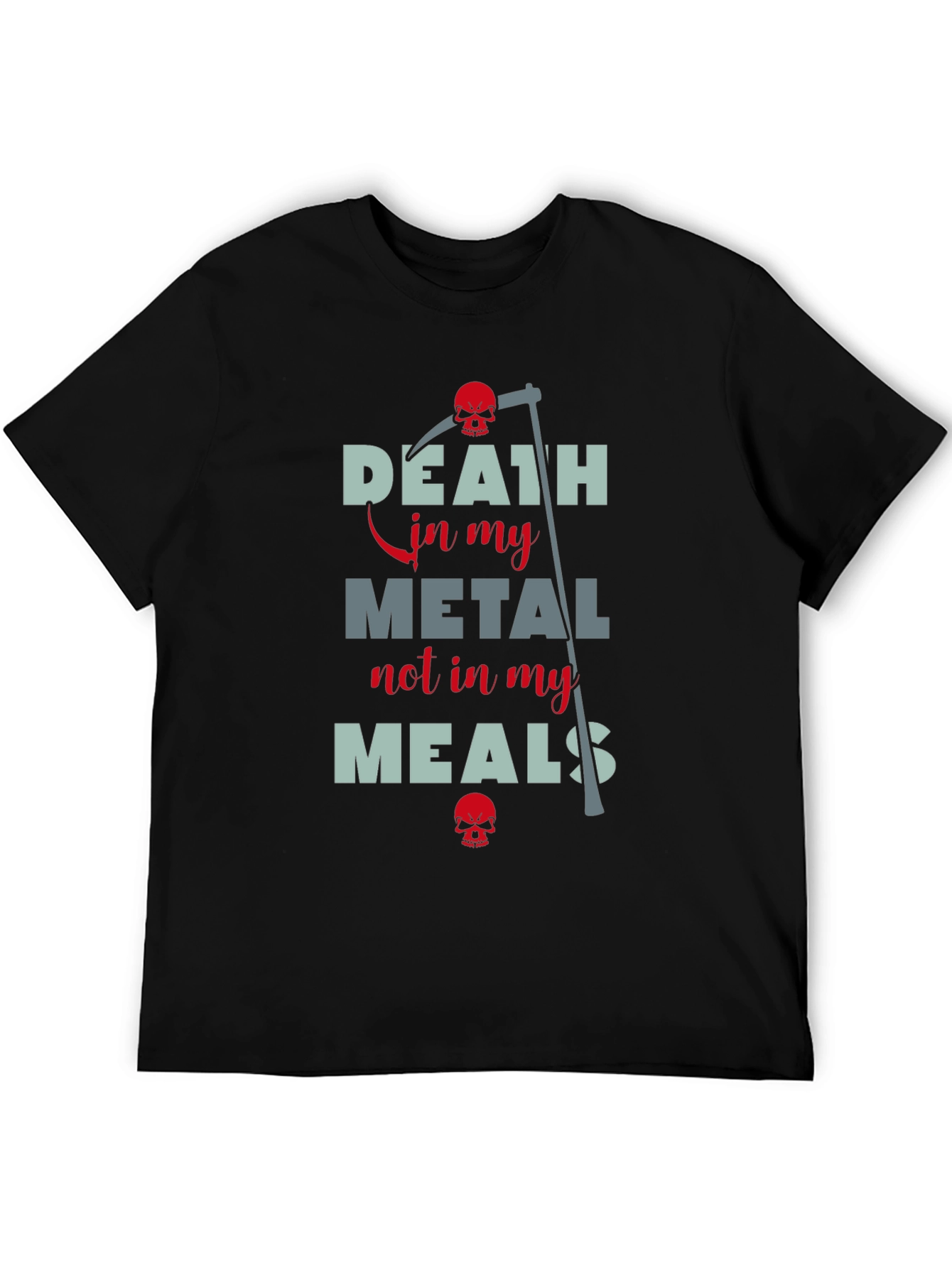 Death Metal T-Shirt - Grim Reaper Graphic Tee