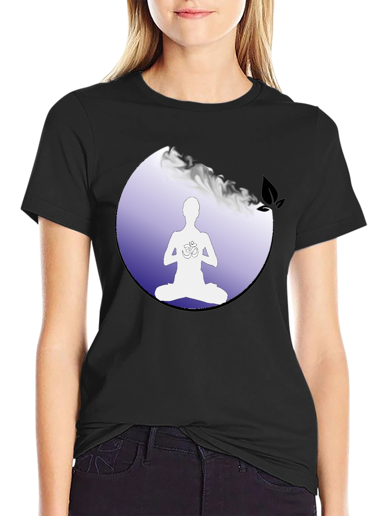 Yoga Meditation T-Shirt - Om Symbol Chakra Spiritual Tee