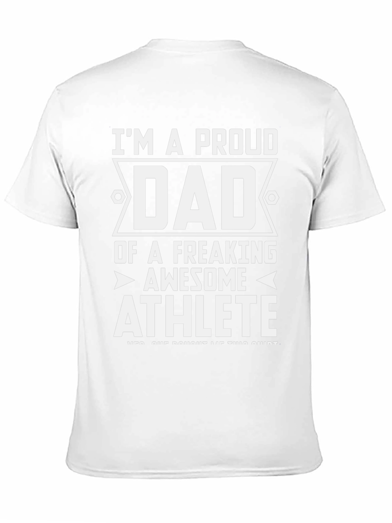 Proud Dad Athlete Graphic Tee