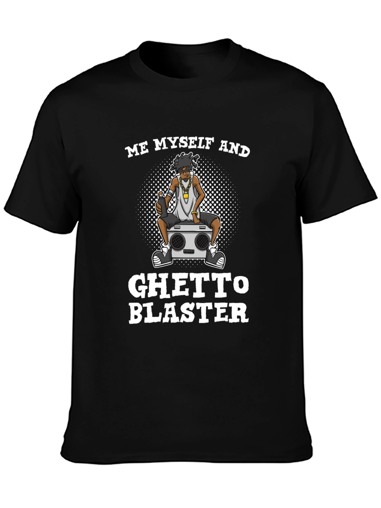 Ghetto Blaster T-Shirt - Unisex Crew Neck