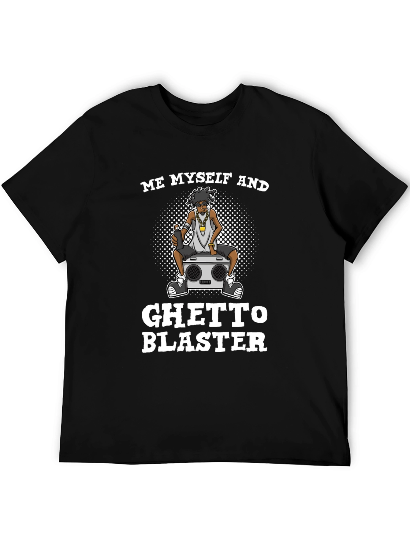 Ghetto Blaster T-Shirt - Unisex Crew Neck