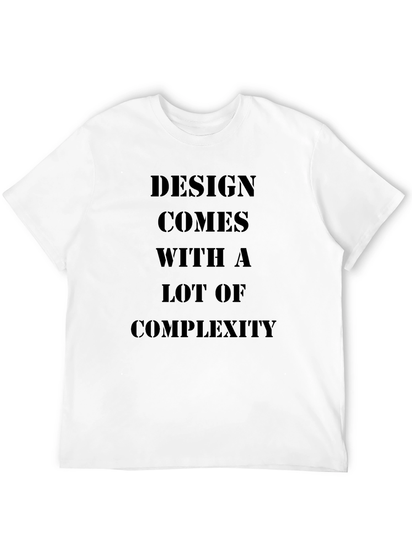 Complexity Design Black T-Shirt