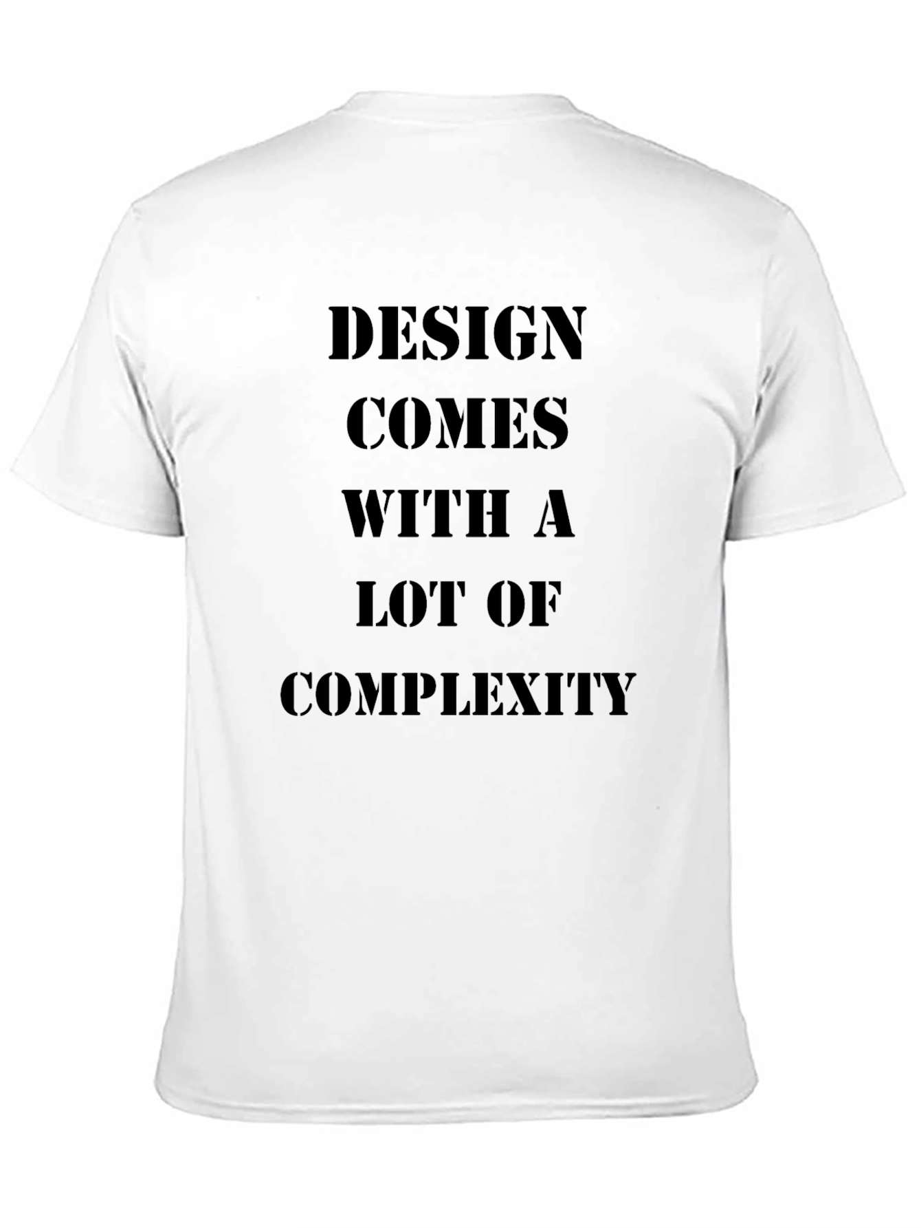 Complexity Design Black T-Shirt