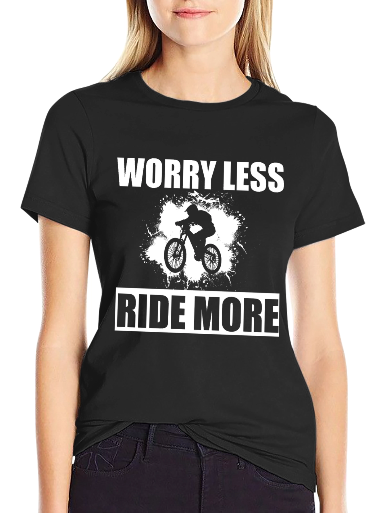 Worry Less Ride More Graphic Tee