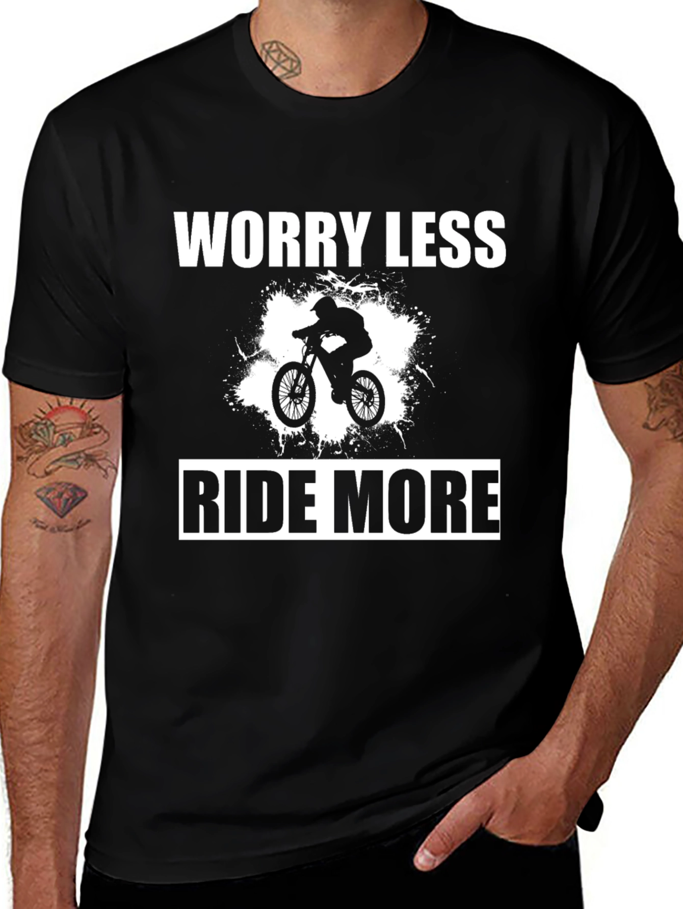 Worry Less Ride More Graphic Tee