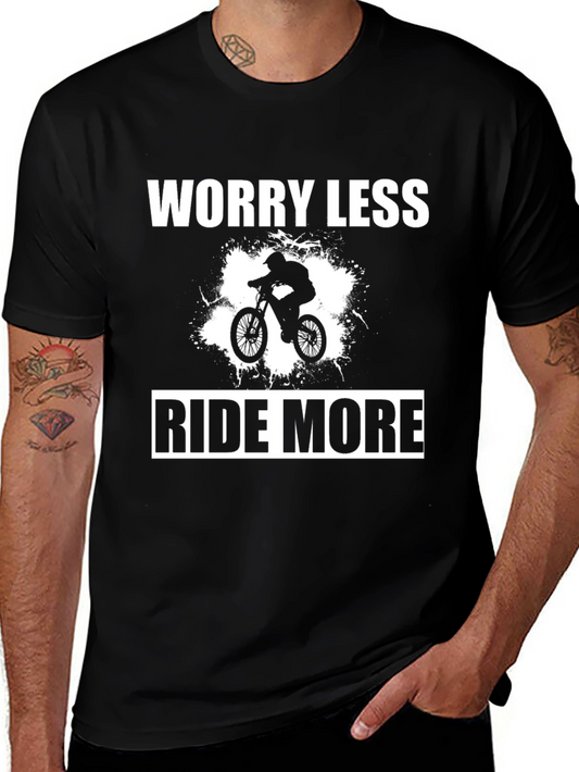 Worry Less Ride More Graphic Tee