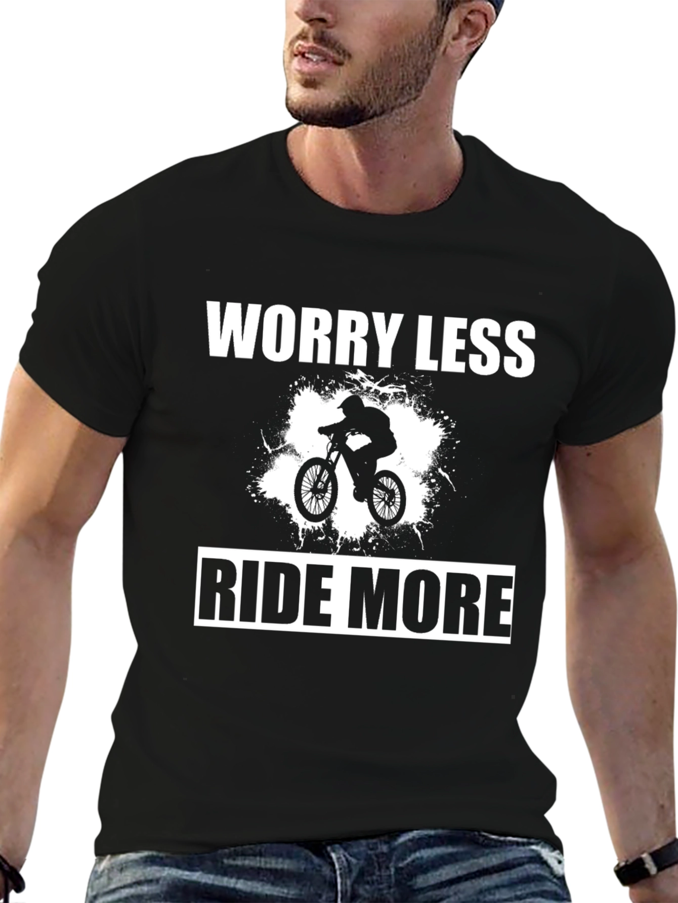 Worry Less Ride More Graphic Tee