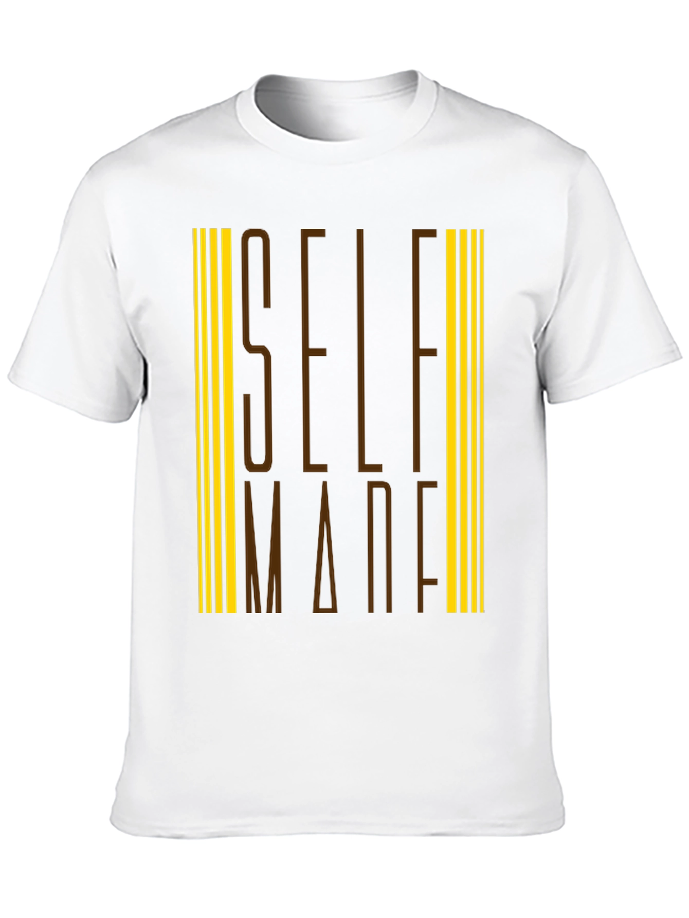 Self Made Graphic Tee - Black Cotton Blend