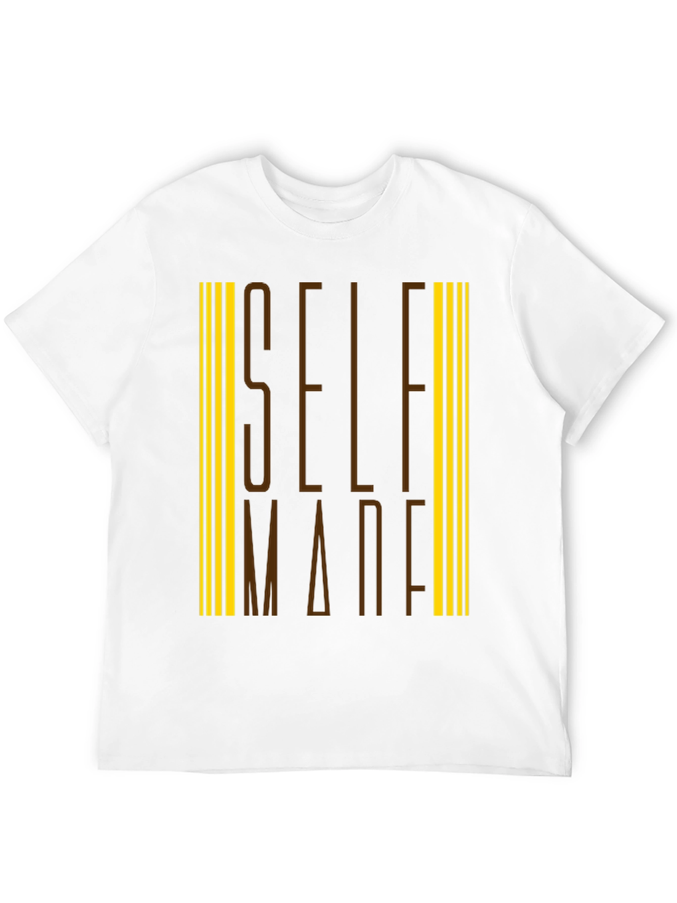 Self Made Graphic Tee - Black Cotton Blend