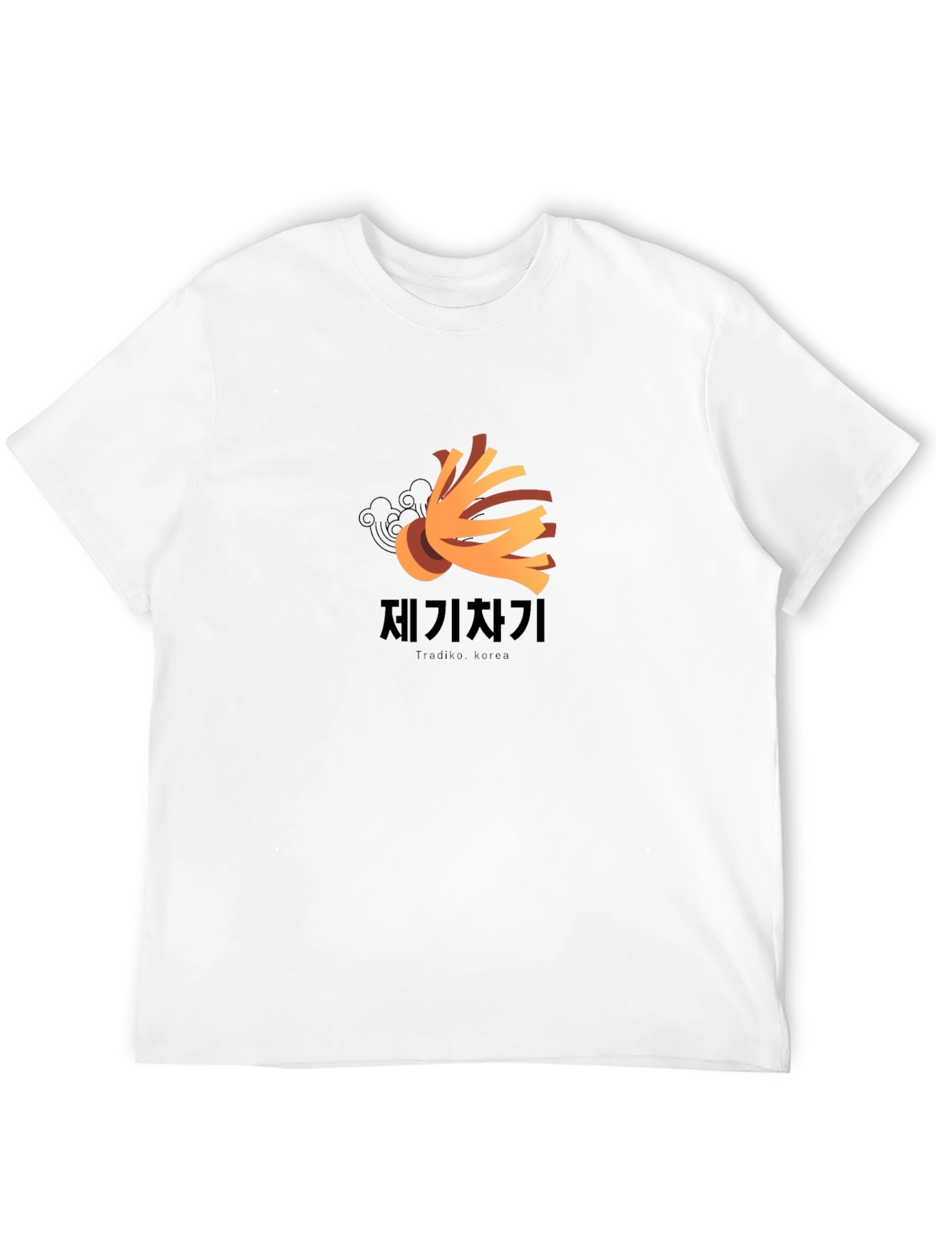Jegi Chagi Traditional Korea Black T-Shirt