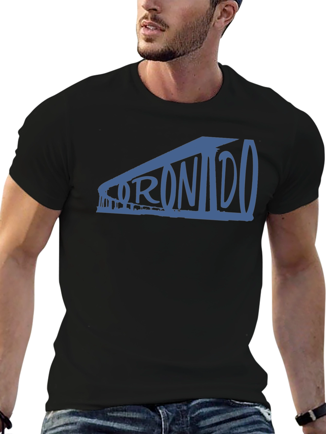 Toronto Graphic Print Black T-Shirt