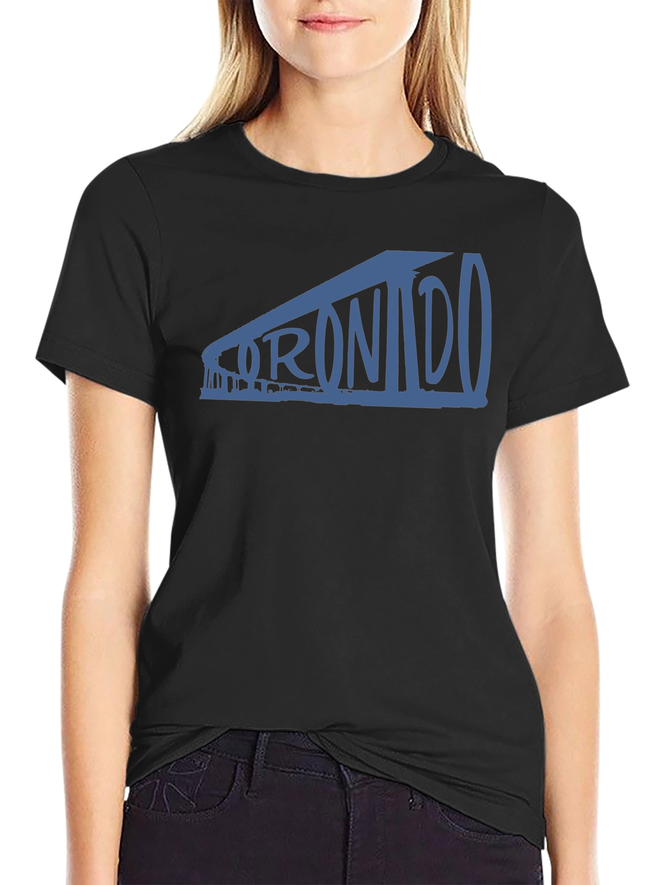 Toronto Graphic Print Black T-Shirt