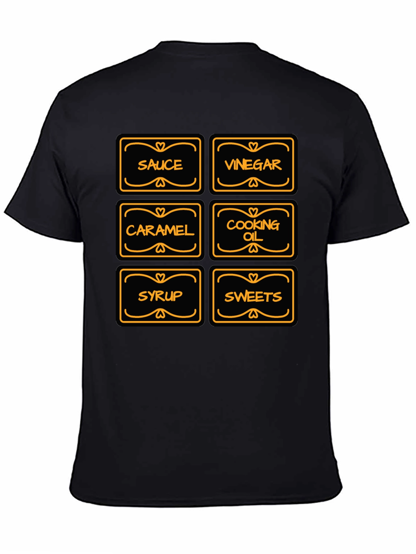 Funny Retro Kitchen Labels Mens T-Shirt