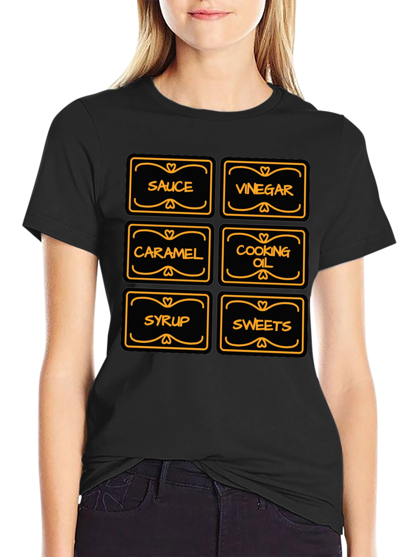 Funny Retro Kitchen Labels Mens T-Shirt