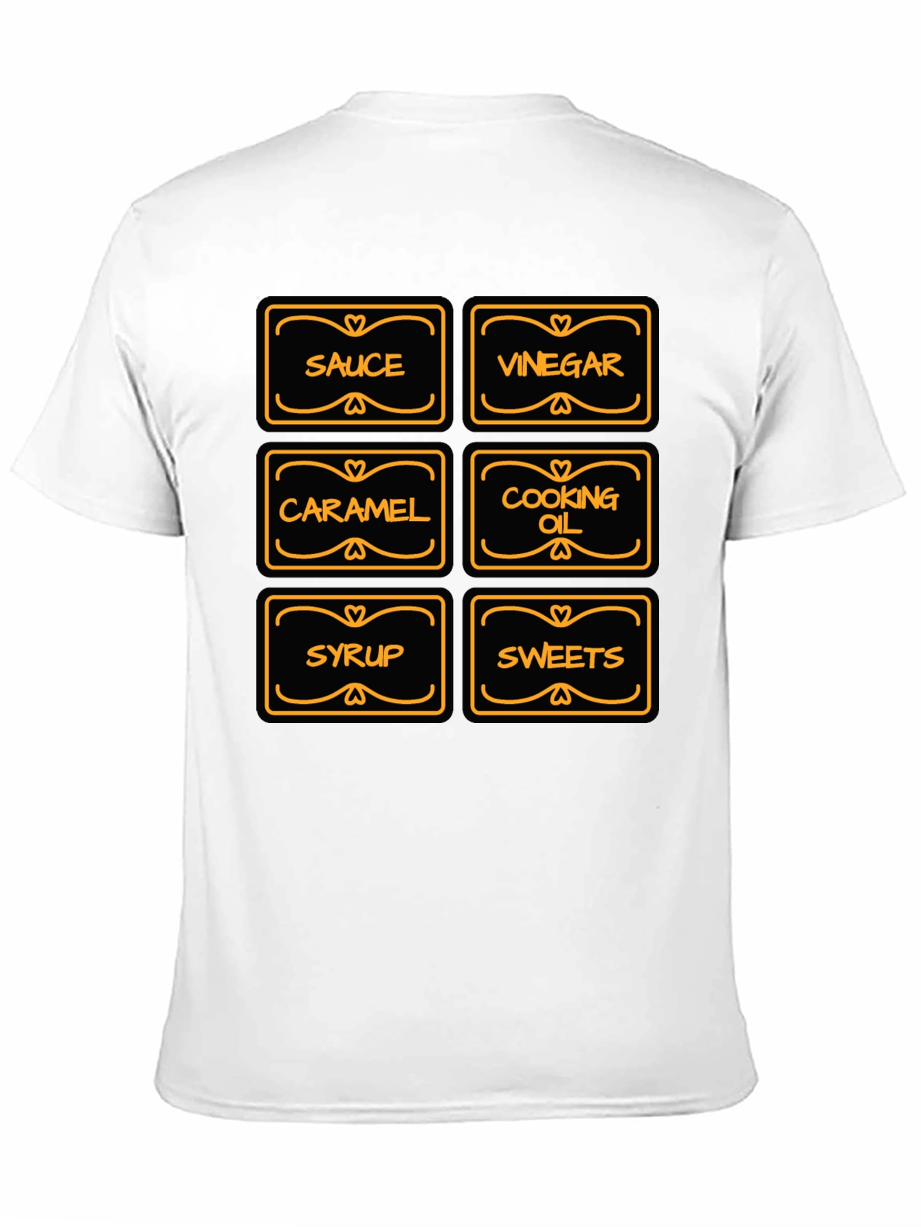 Funny Retro Kitchen Labels Mens T-Shirt