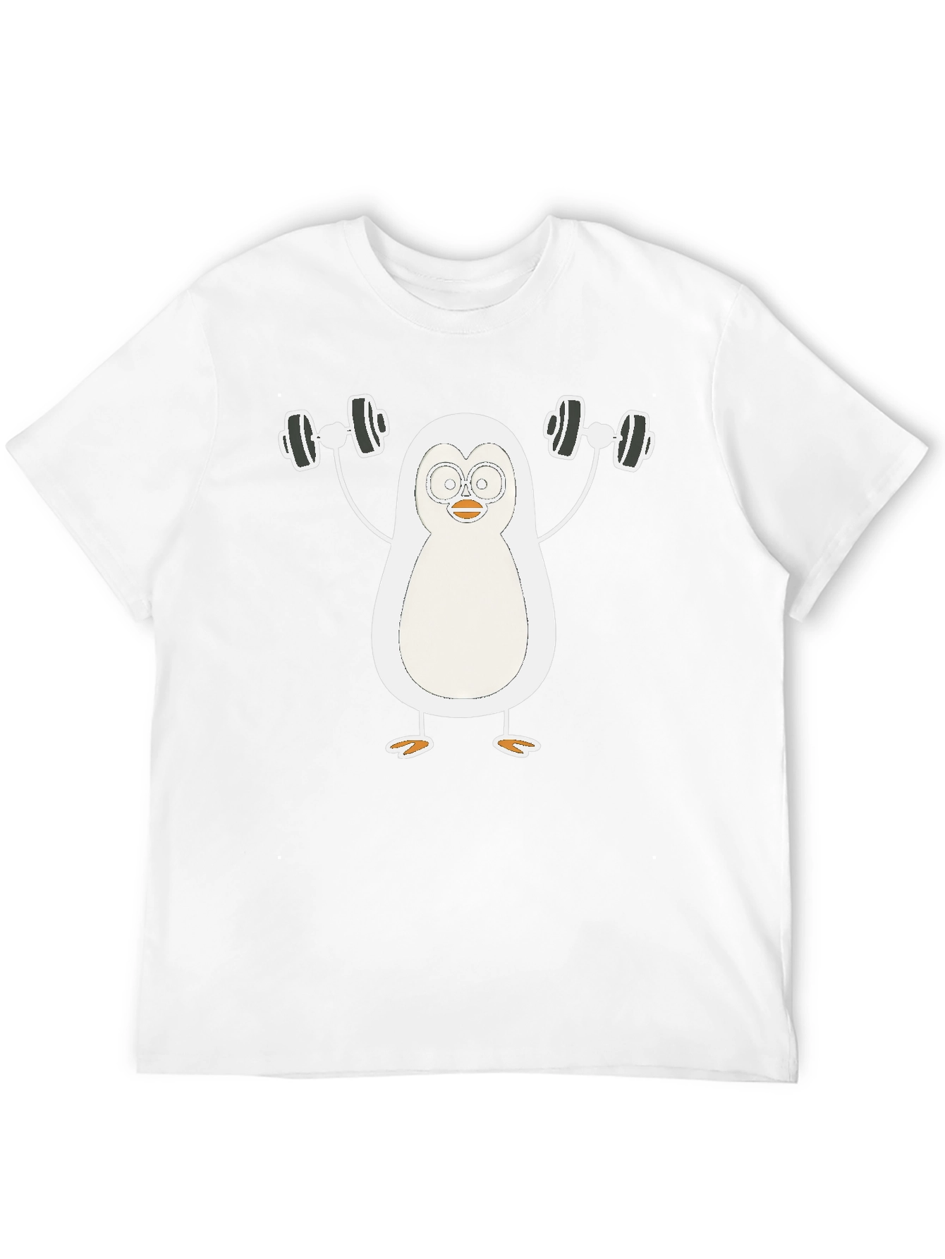 Penguin Gym T-Shirt - Black Graphic Tee