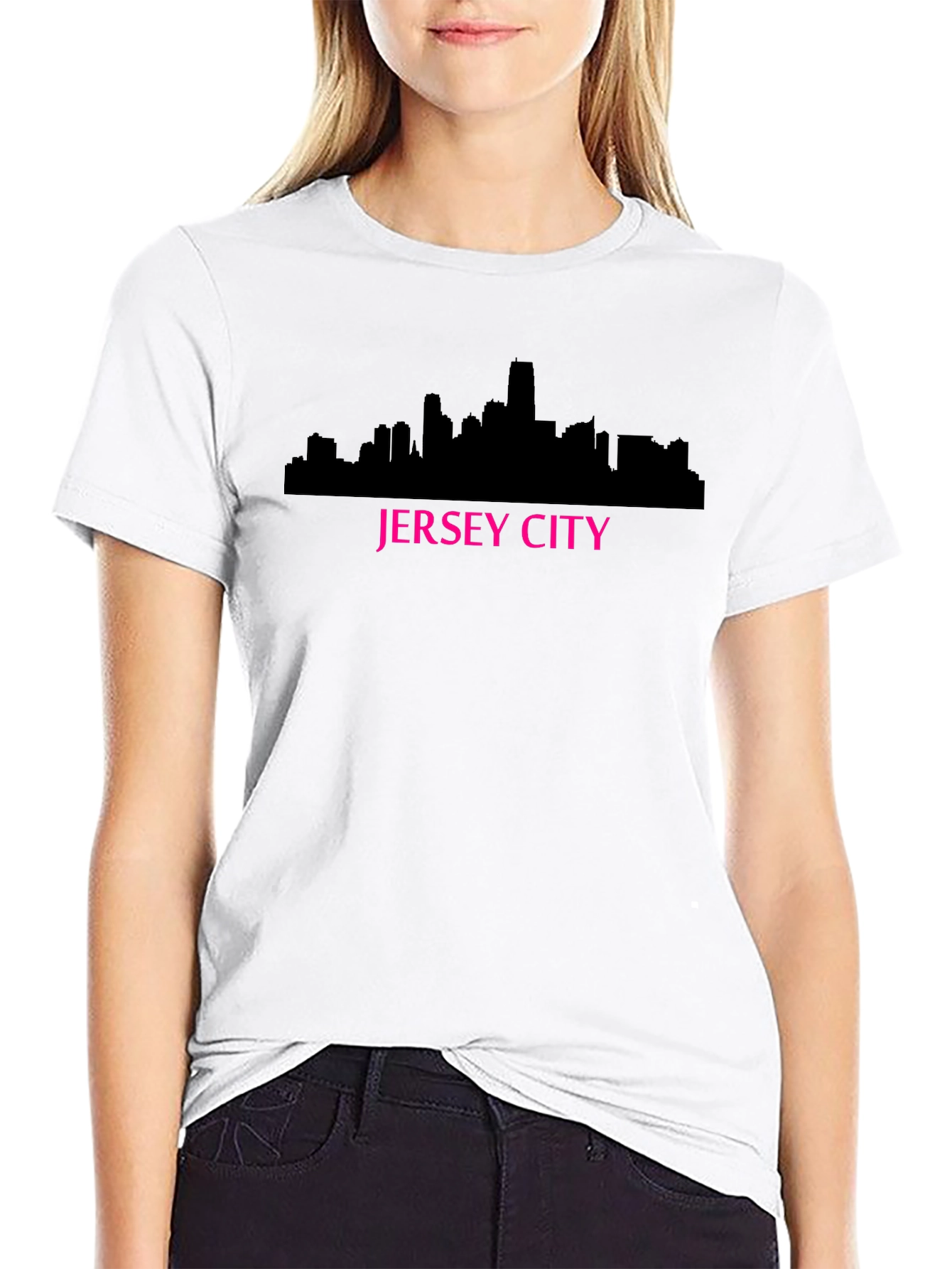 Jersey City Skyline Graphic Tee